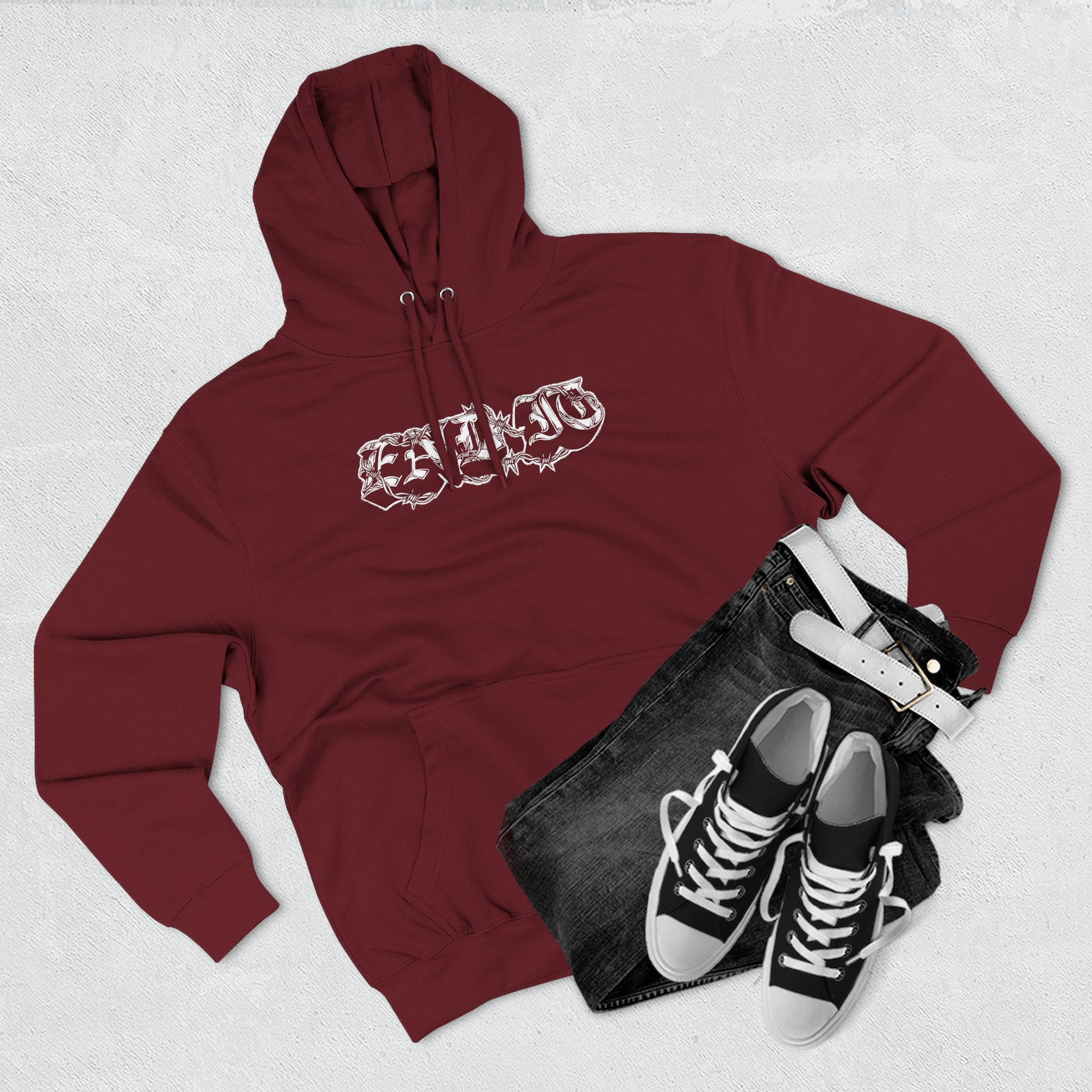 End It Three-Panel Fleece Hoodie