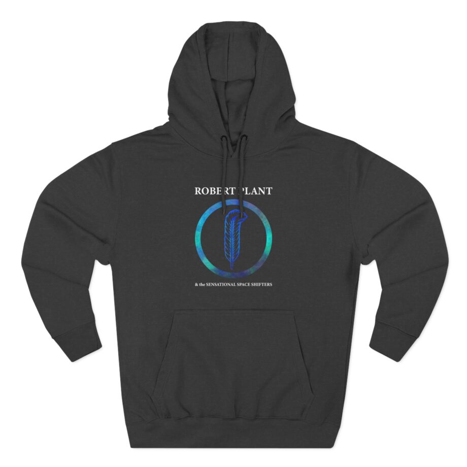 Robert Plant Carry Fire Us September Tour Dates Three-Panel Fleece Hoodie