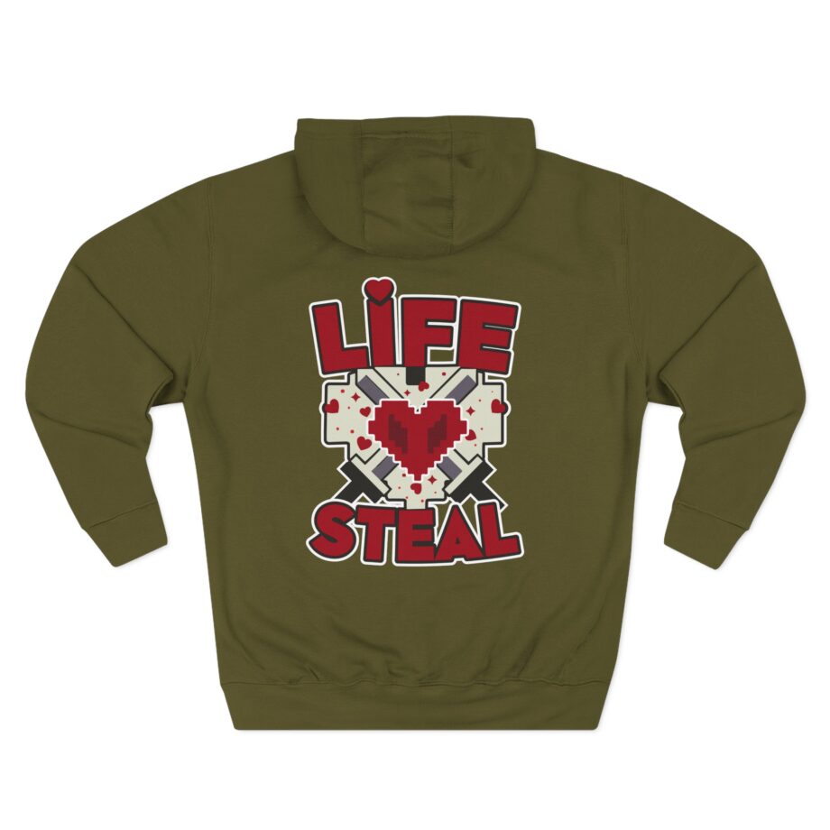Clownpierce Lifesteal Three-Panel Fleece Hoodie