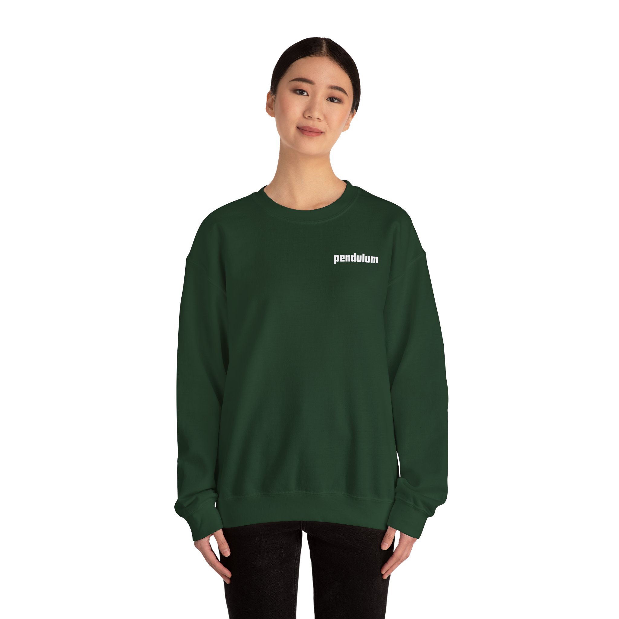 Pendulum Globe Glow in the Dark Logo Unisex Heavy Blendâ„¢ Crewneck Sweatshirt