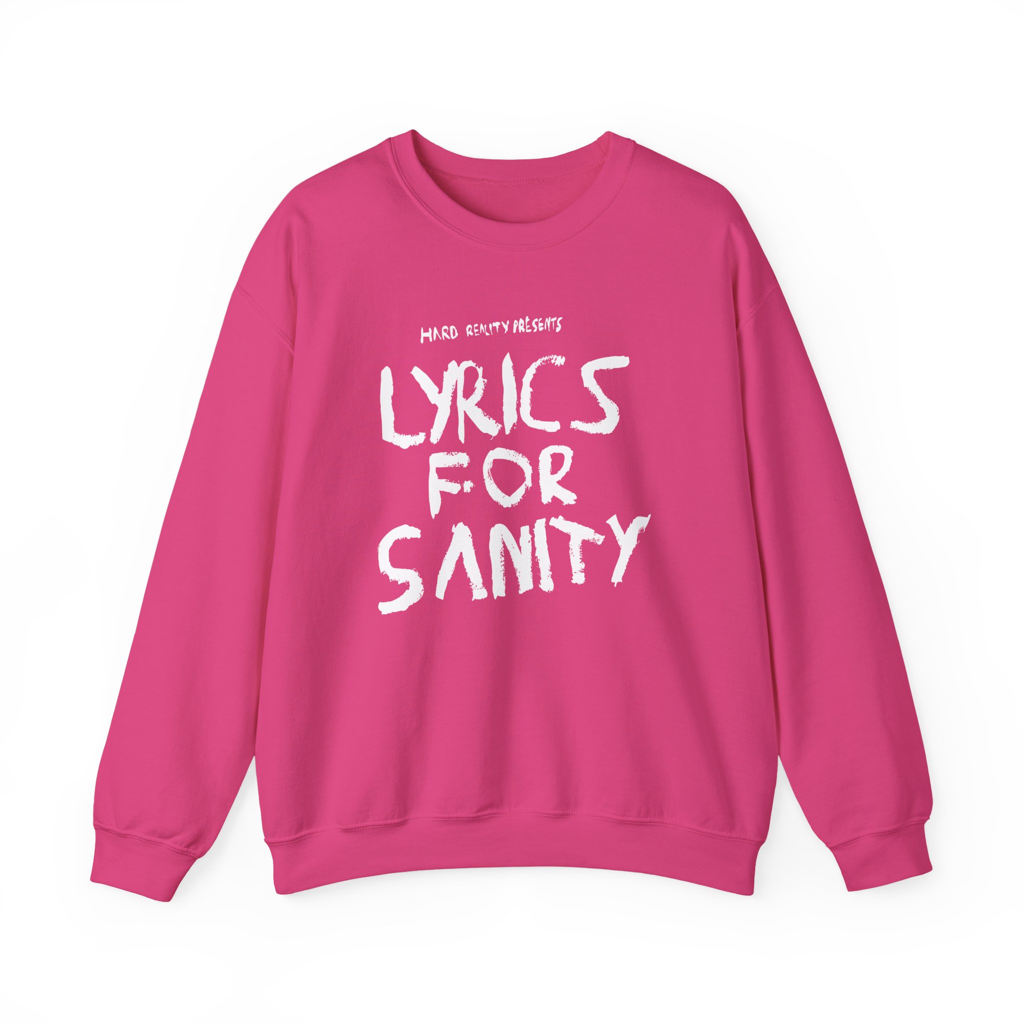 Songer Lyrics for Sanity Unisex Heavy Blendâ„¢ Crewneck Sweatshirt