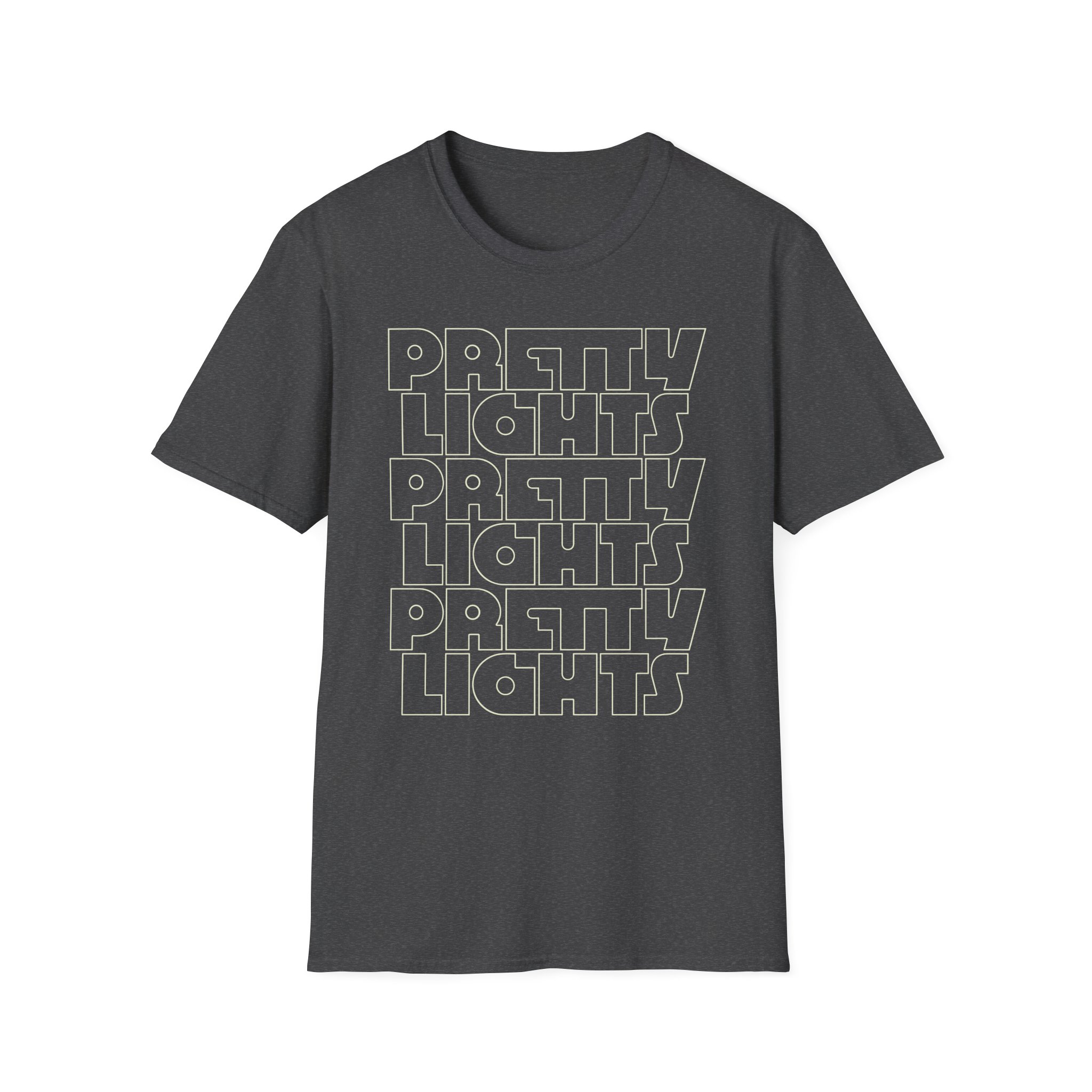 Pretty Lights Outline Stack Unisex Softstyle T-Shirt