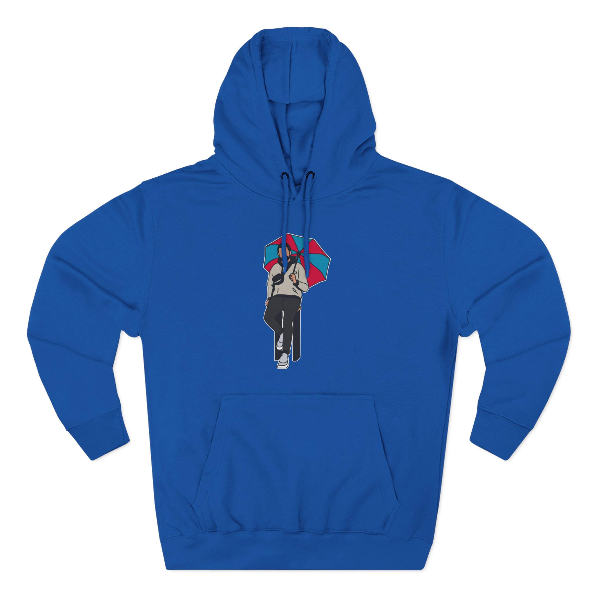 Zerkaa Three-Panel Fleece Hoodie