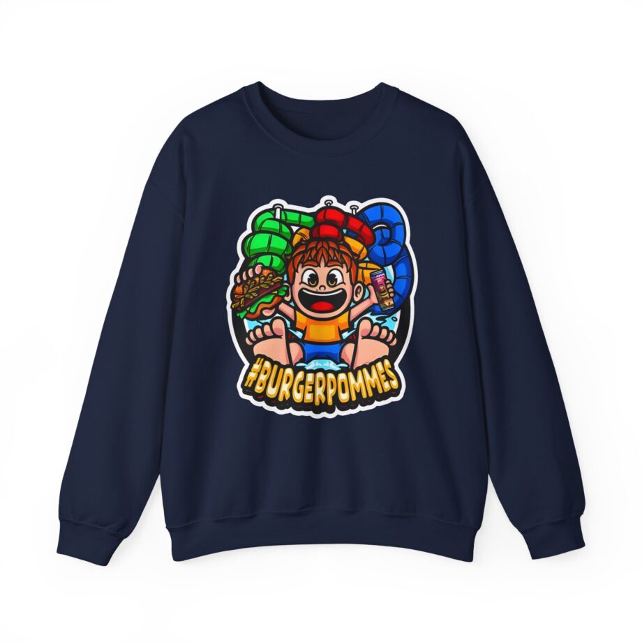 Burger Pommes Unisex Heavy Blend™ Crewneck Sweatshirt