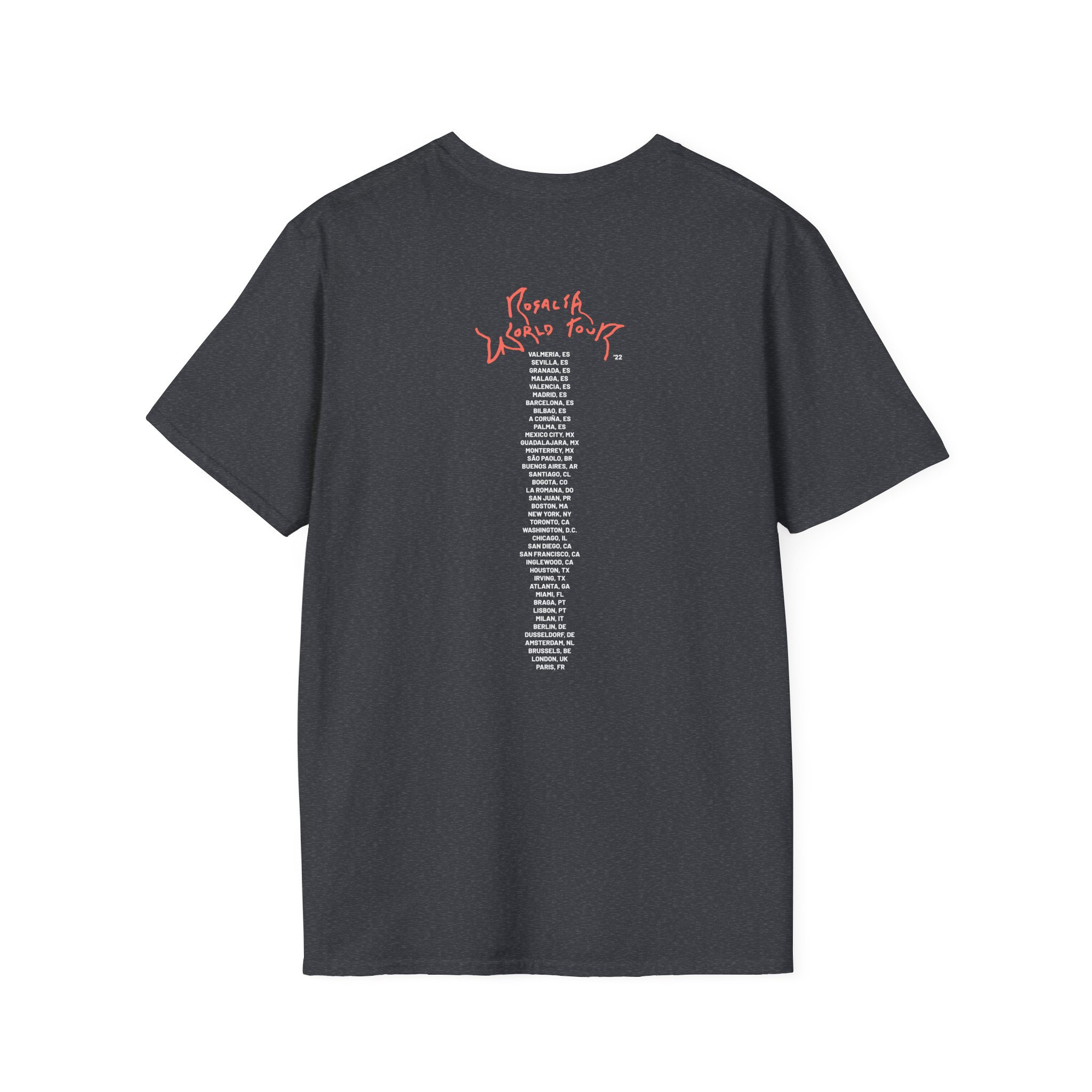 Rosalia World Tour Unisex Softstyle T-Shirt