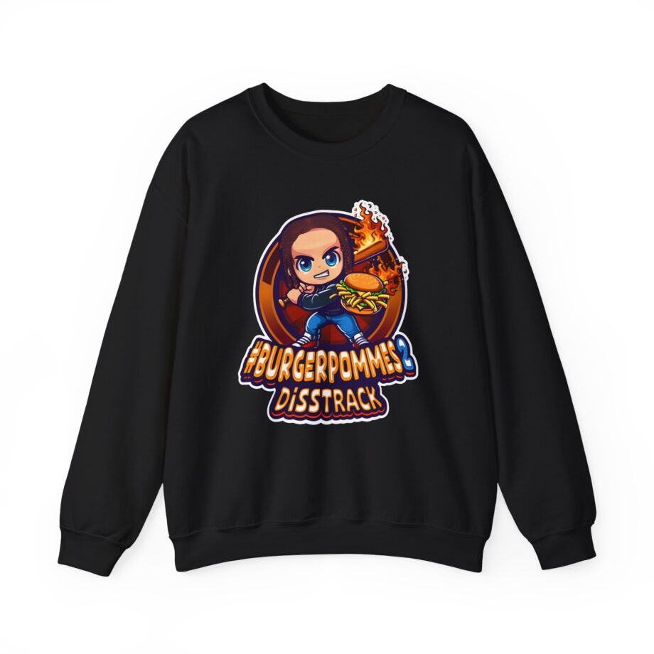 Burger Pommes Unisex Heavy Blend™ Crewneck Sweatshirt