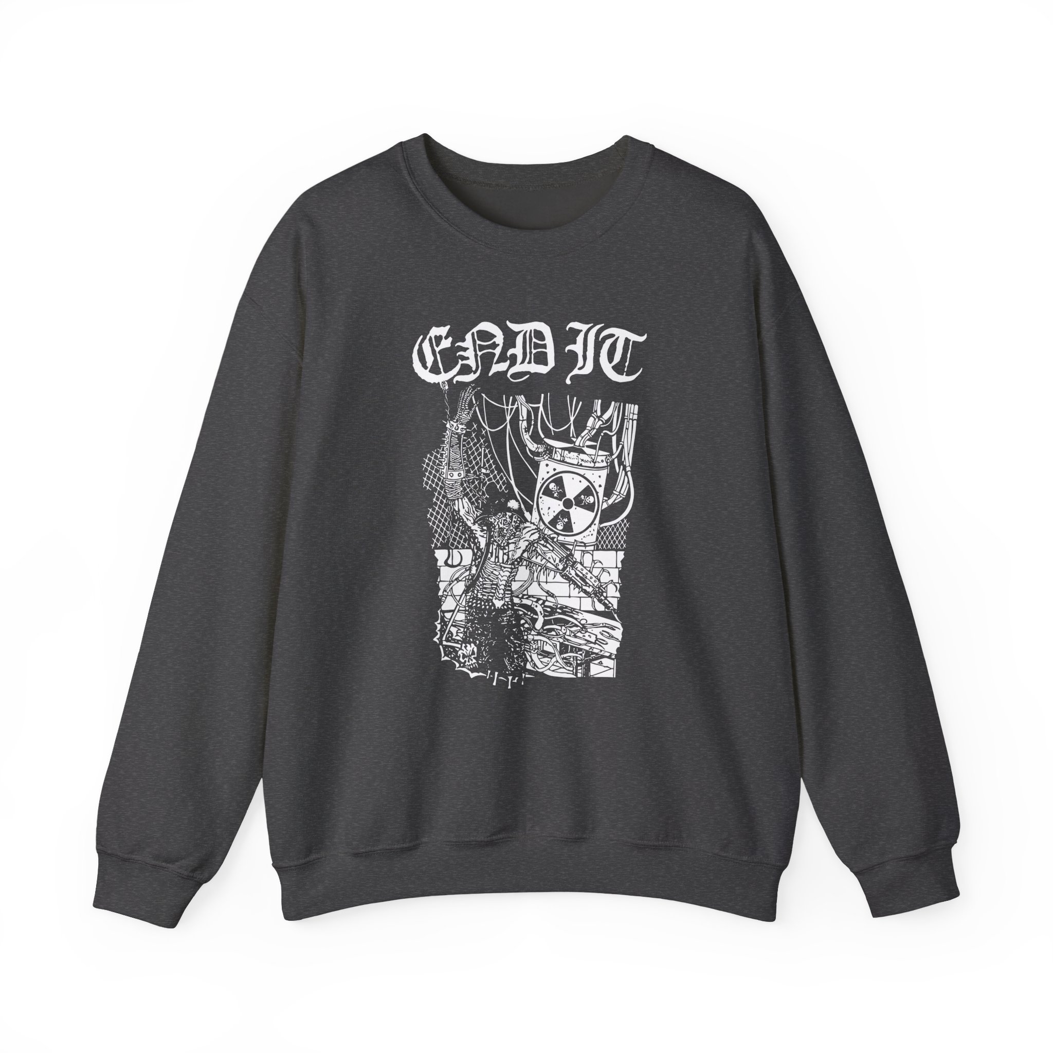 End It Radioactive Unisex Heavy Blend Crewneck Sweatshirt