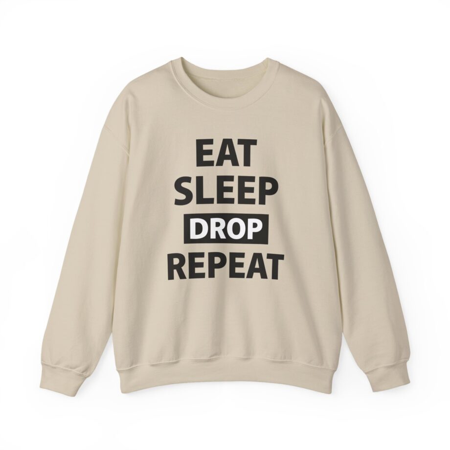 Morgz Eat Sleep Drop Repeat Unisex Heavy Blend™ Crewneck Sweatshirt