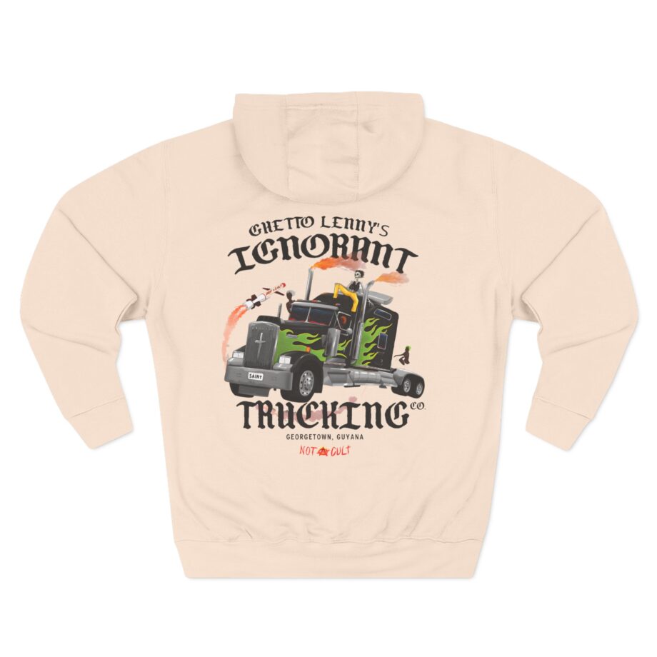 Saint Jhn Ghetto Lenny's Trucking Co. Three-Panel Fleece Hoodie