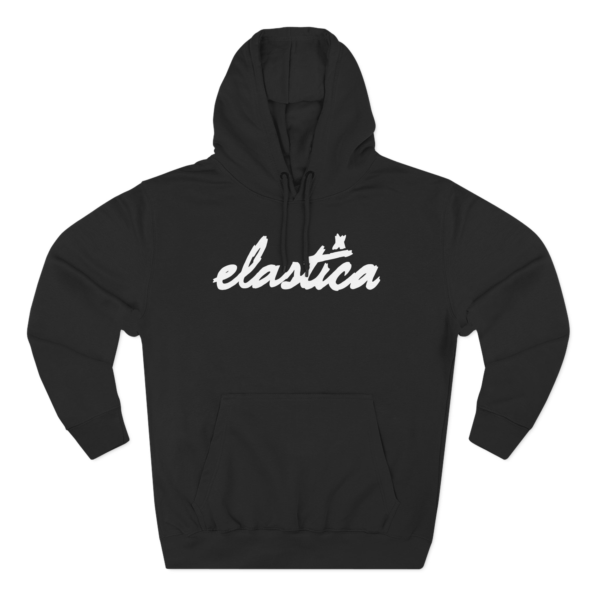 Elastica Logo Three-Panel Fleece Hoodie