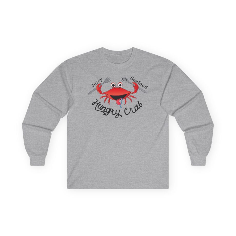 Hungry Box Hungry Crab Juicy Seafood Unisex Ultra Cotton Long Sleeve Tee