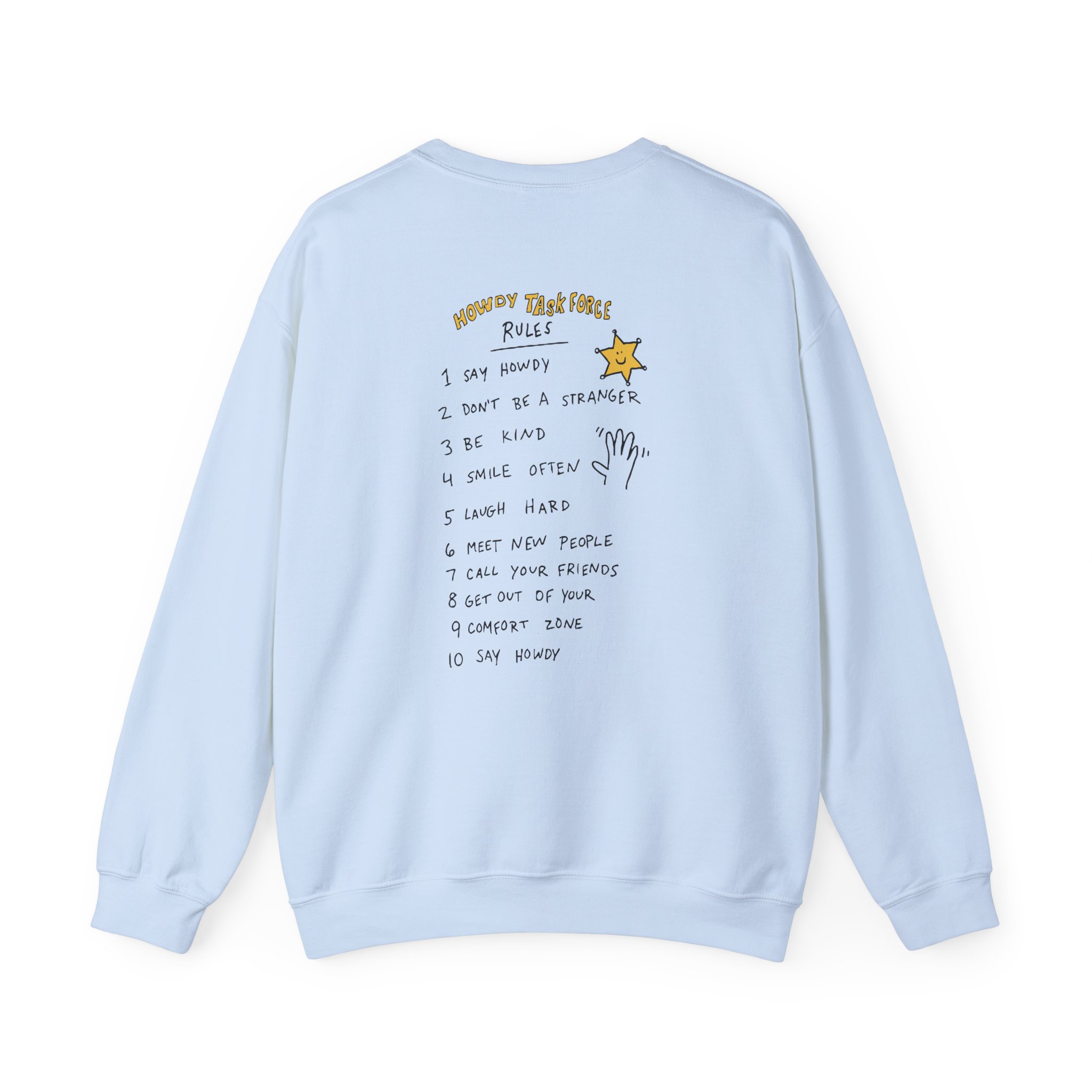 Ryan Trahan Howdy Task Force Unisex Heavy Blendâ„¢ Crewneck Sweatshirt