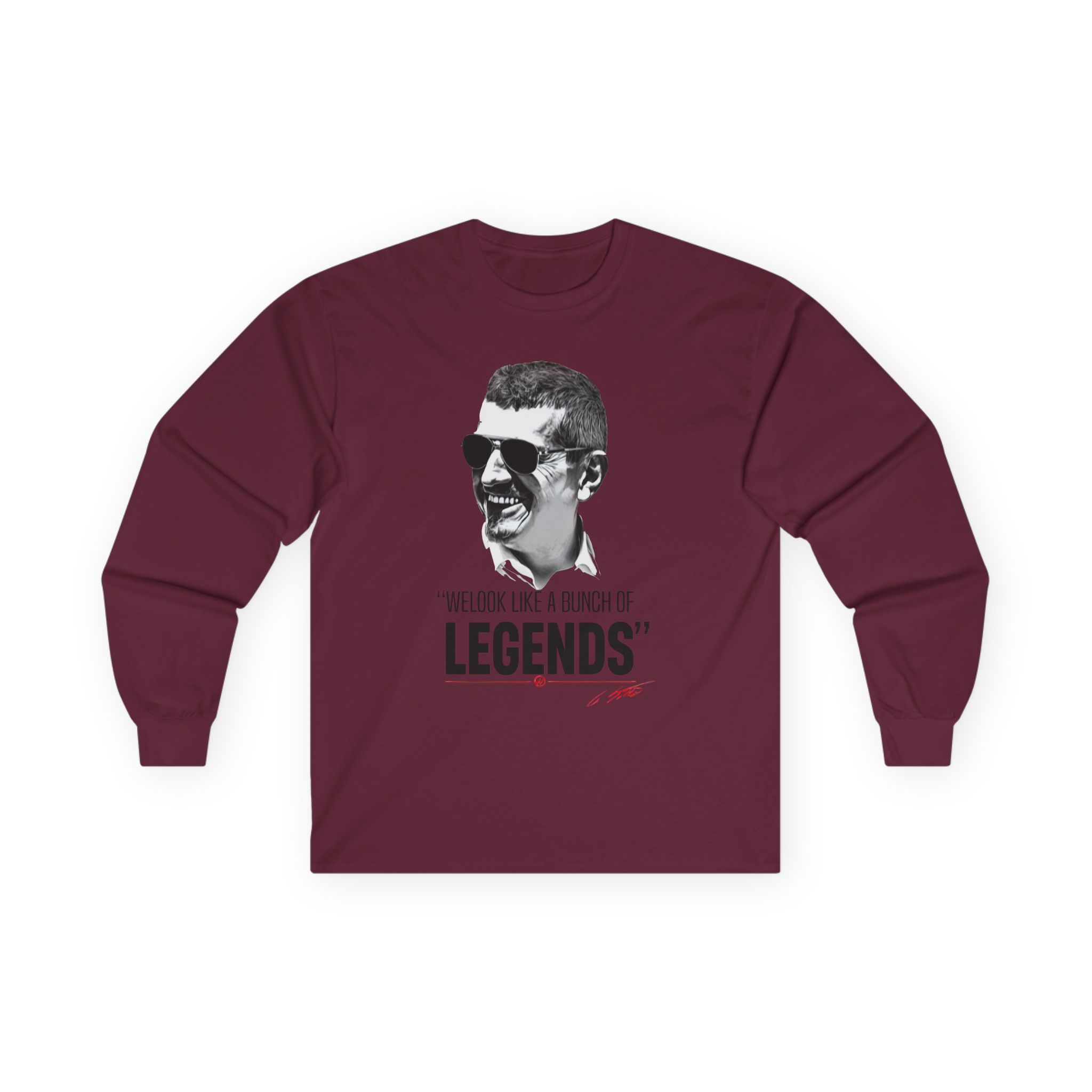 Haas F1 Guenther Steiner Legends Unisex Ultra Cotton Long Sleeve Tee