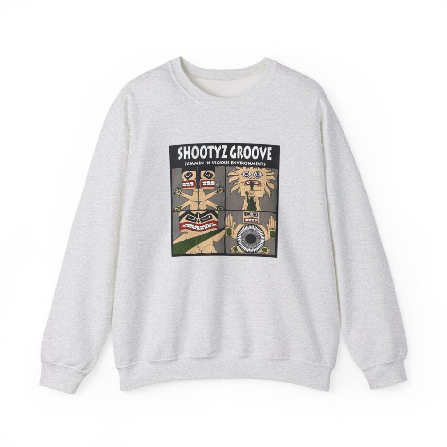 Shootyz Groove Jammin in Vicious Environments Album Cover Unisex Heavy Blend™ Crewneck Sweatshirt