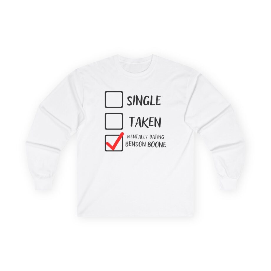 Benson Boone Mentally Dating Unisex Ultra Cotton Long Sleeve Tee