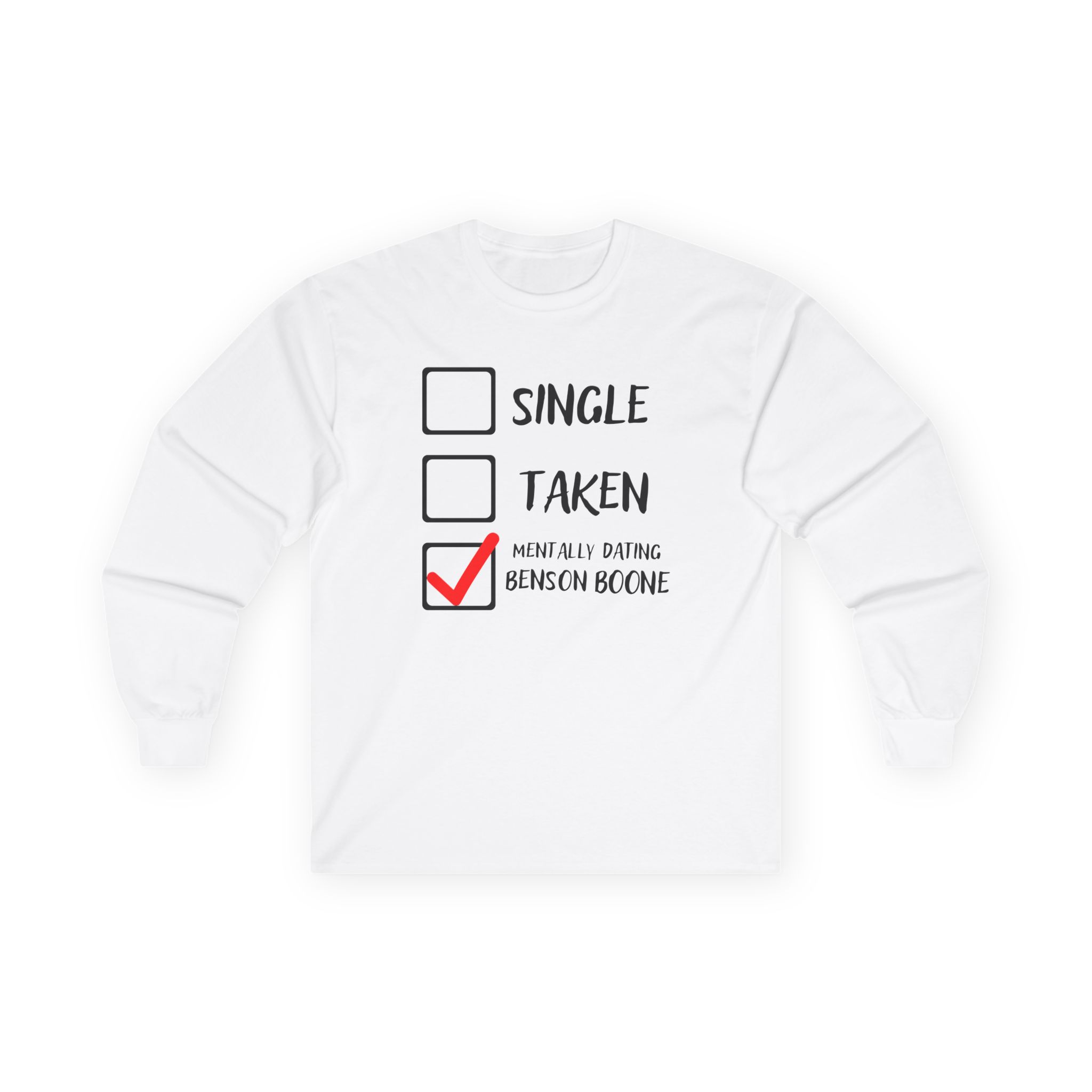 Benson Boone Mentally Dating Unisex Ultra Cotton Long Sleeve Tee