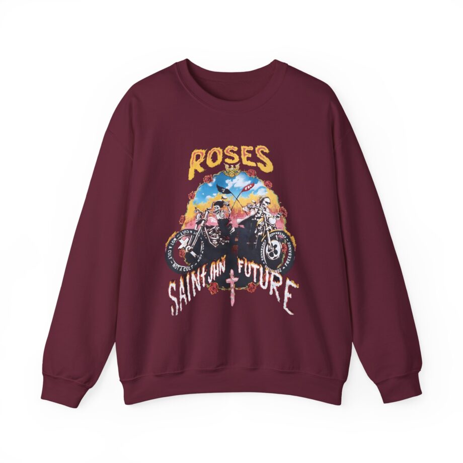 Saint Jhn Not a Cult X Freebandz Roses Unisex Heavy Blend™ Crewneck Sweatshirt