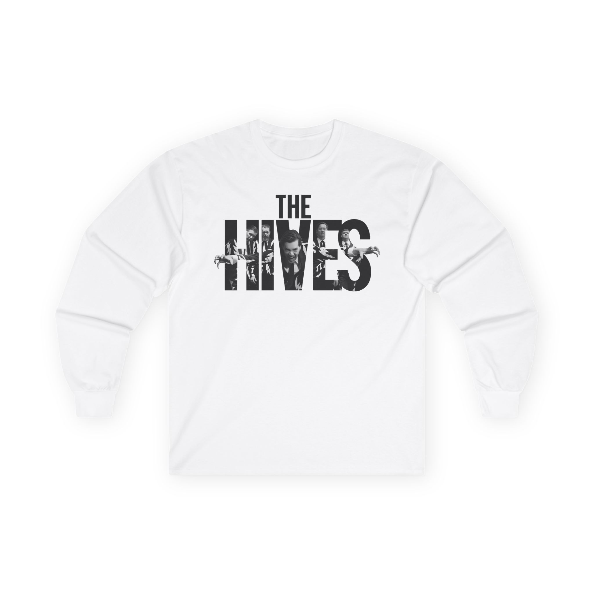 The Hives Logo Photo Infill Unisex Ultra Cotton Long Sleeve Tee