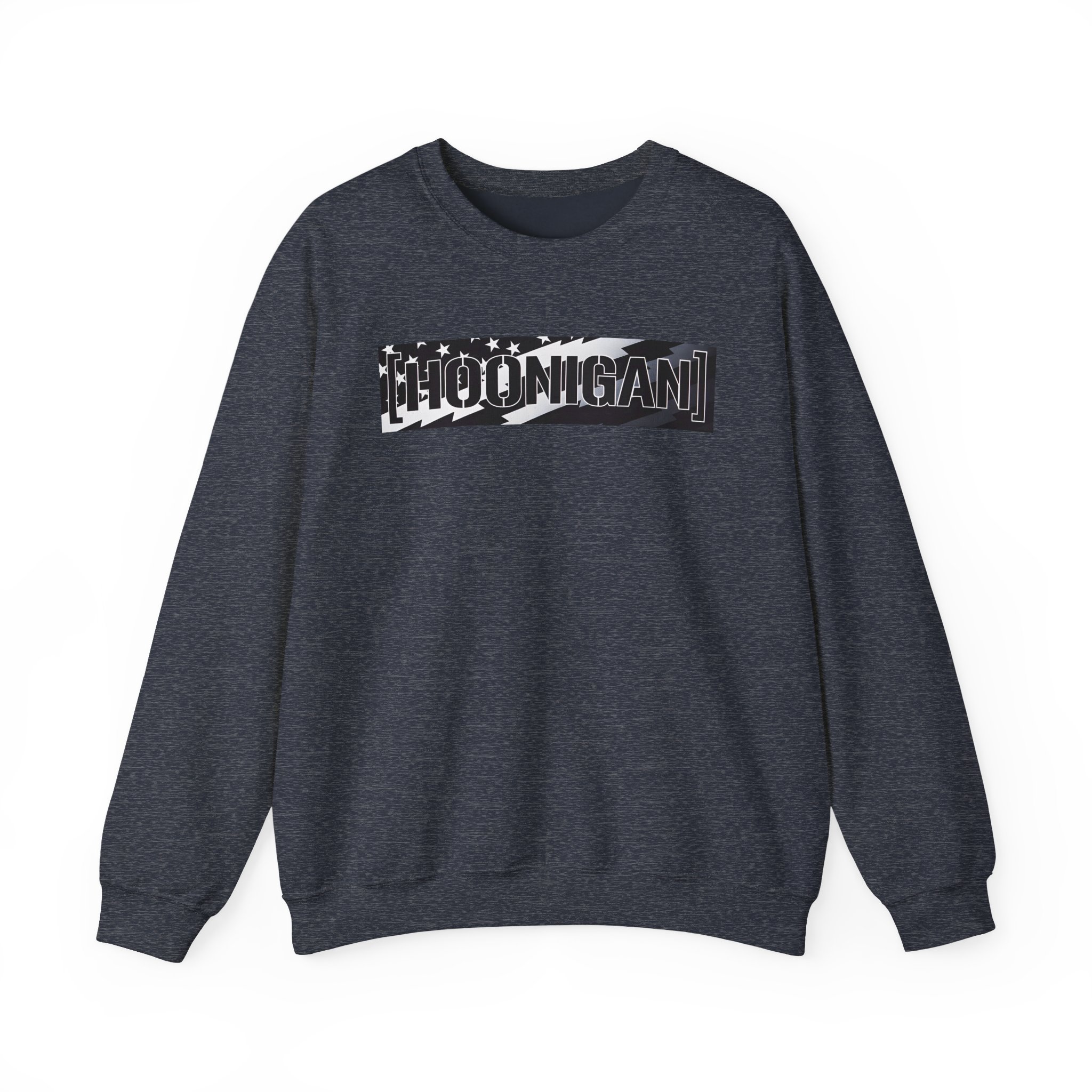 Ken Block Hoonigan Stars & Stripes Censor Bar Unisex Heavy Blendâ„¢ Crewneck Sweatshirt