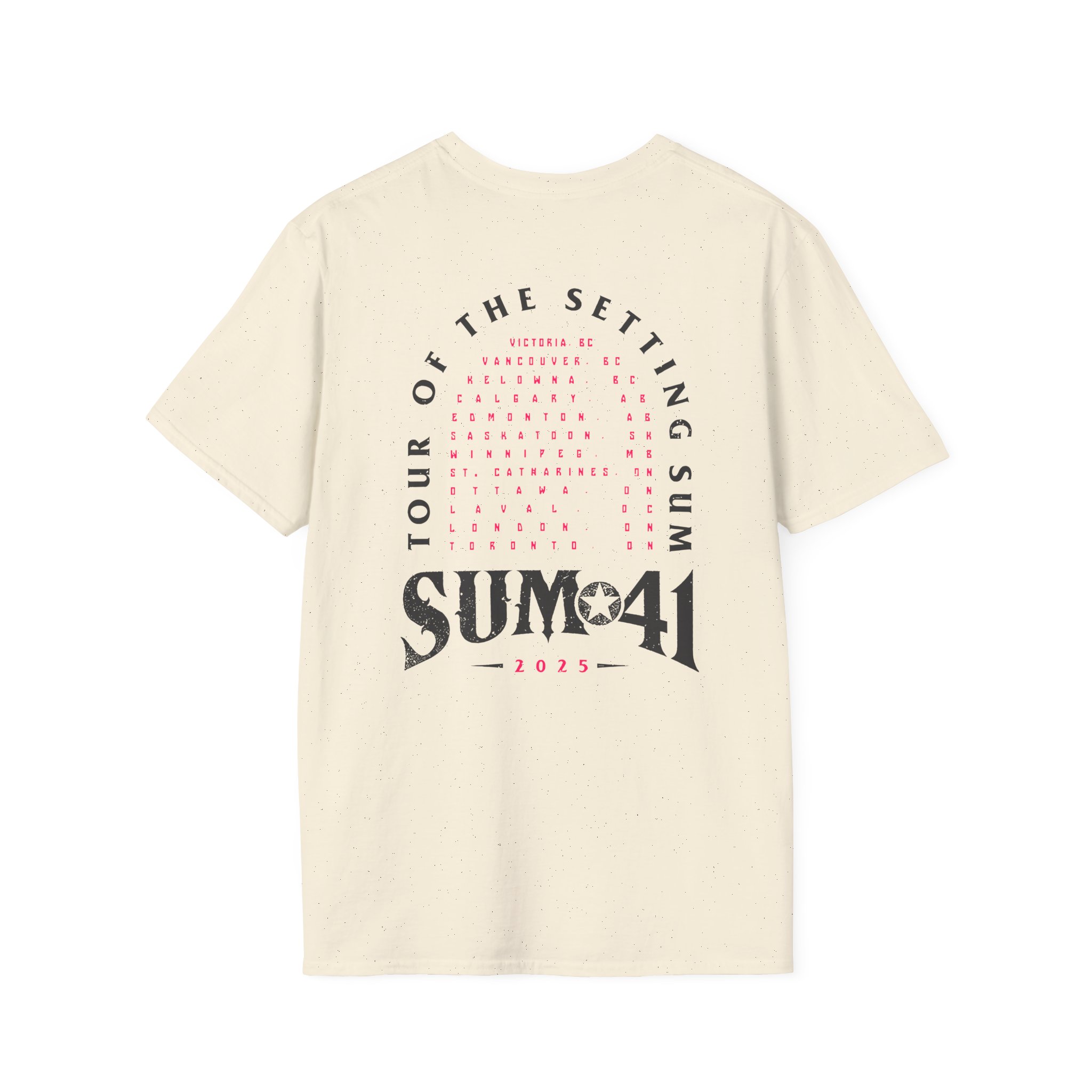 Sum 41 Tour of the Setting Sum Unisex Softstyle T-Shirt