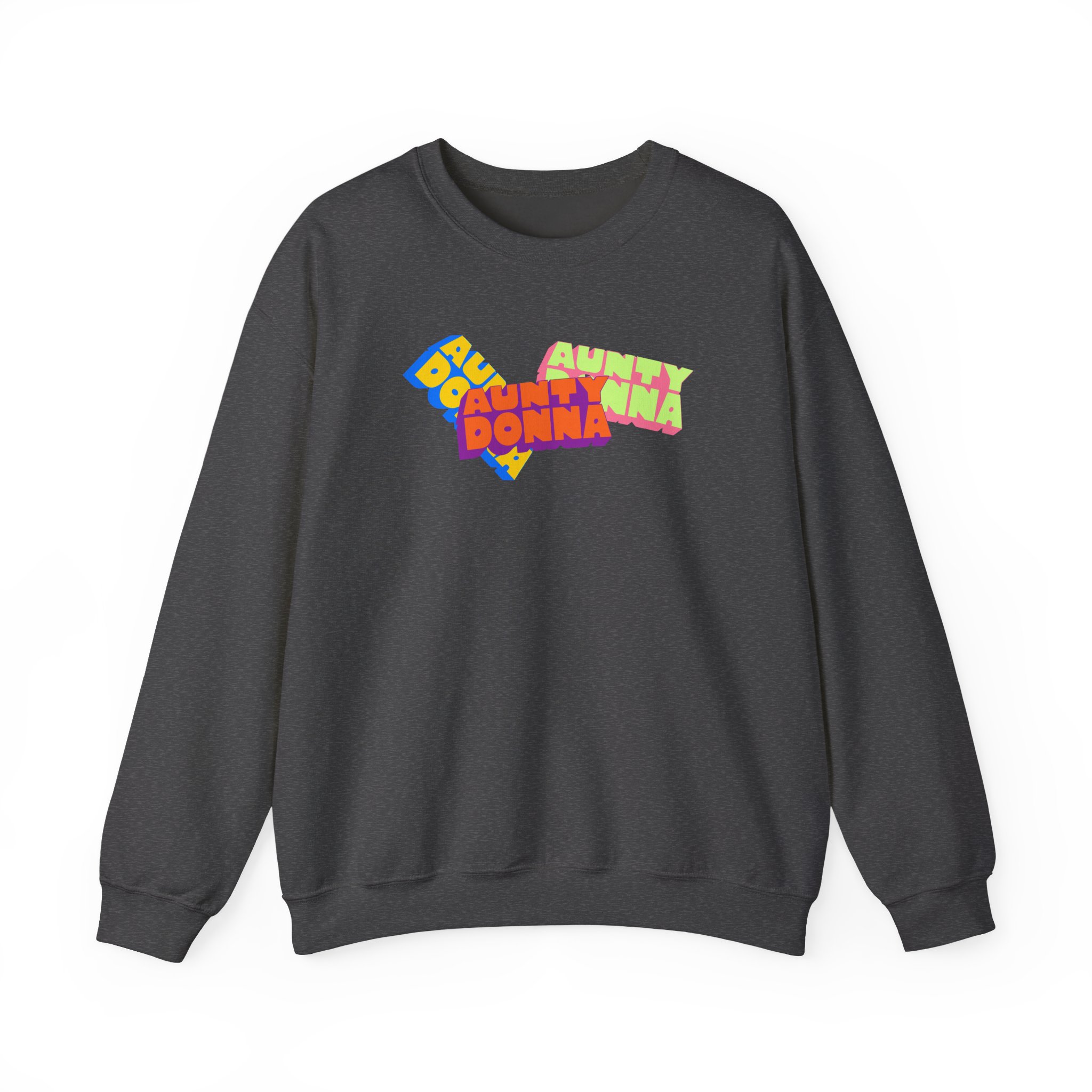 Aunty Donna Three Logo Unisex Heavy Blendâ„¢ Crewneck Sweatshirt