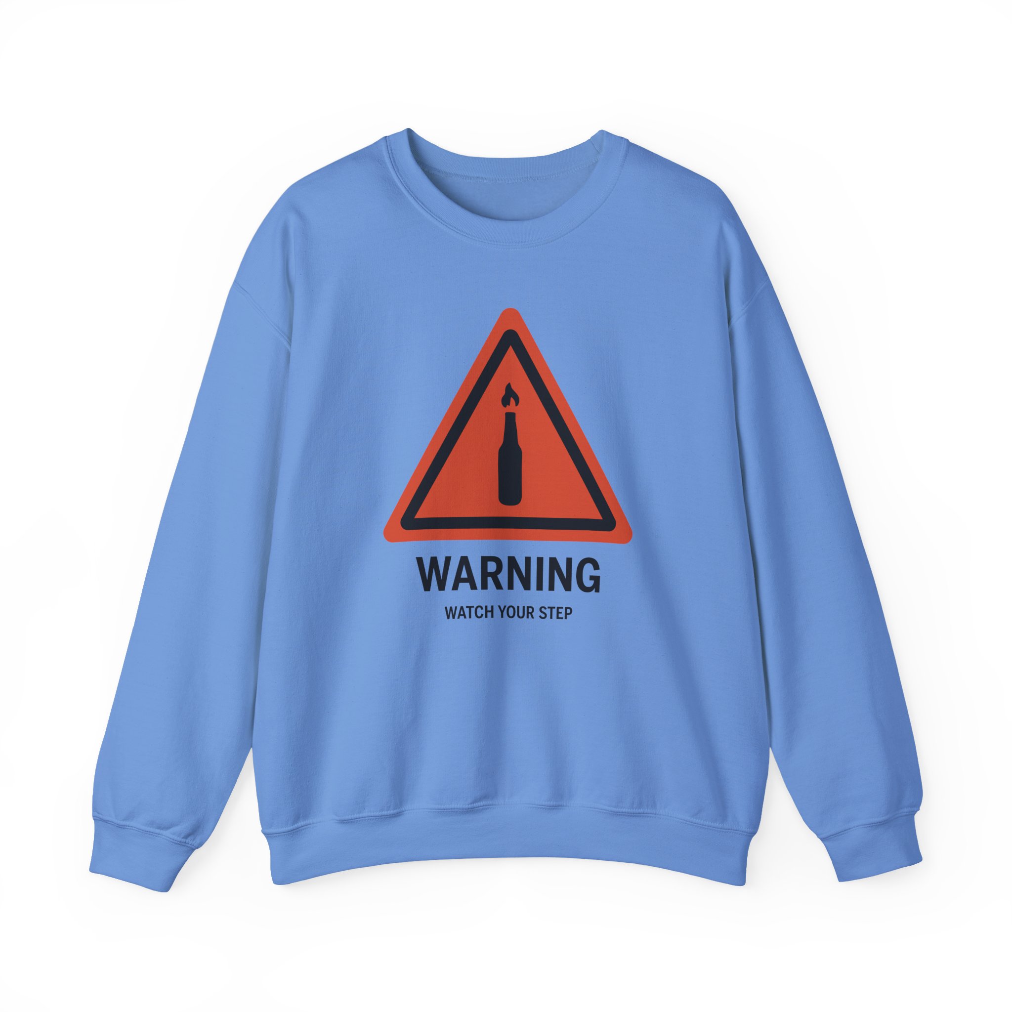Summit1g Warning Watch Your Step Unisex Heavy Blendâ„¢ Crewneck Sweatshirt