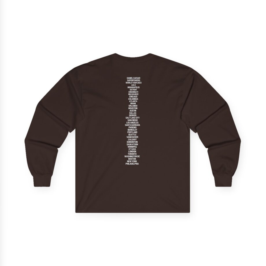 Daniel Caesar Superpowers World Tour Unisex Ultra Cotton Long Sleeve Tee