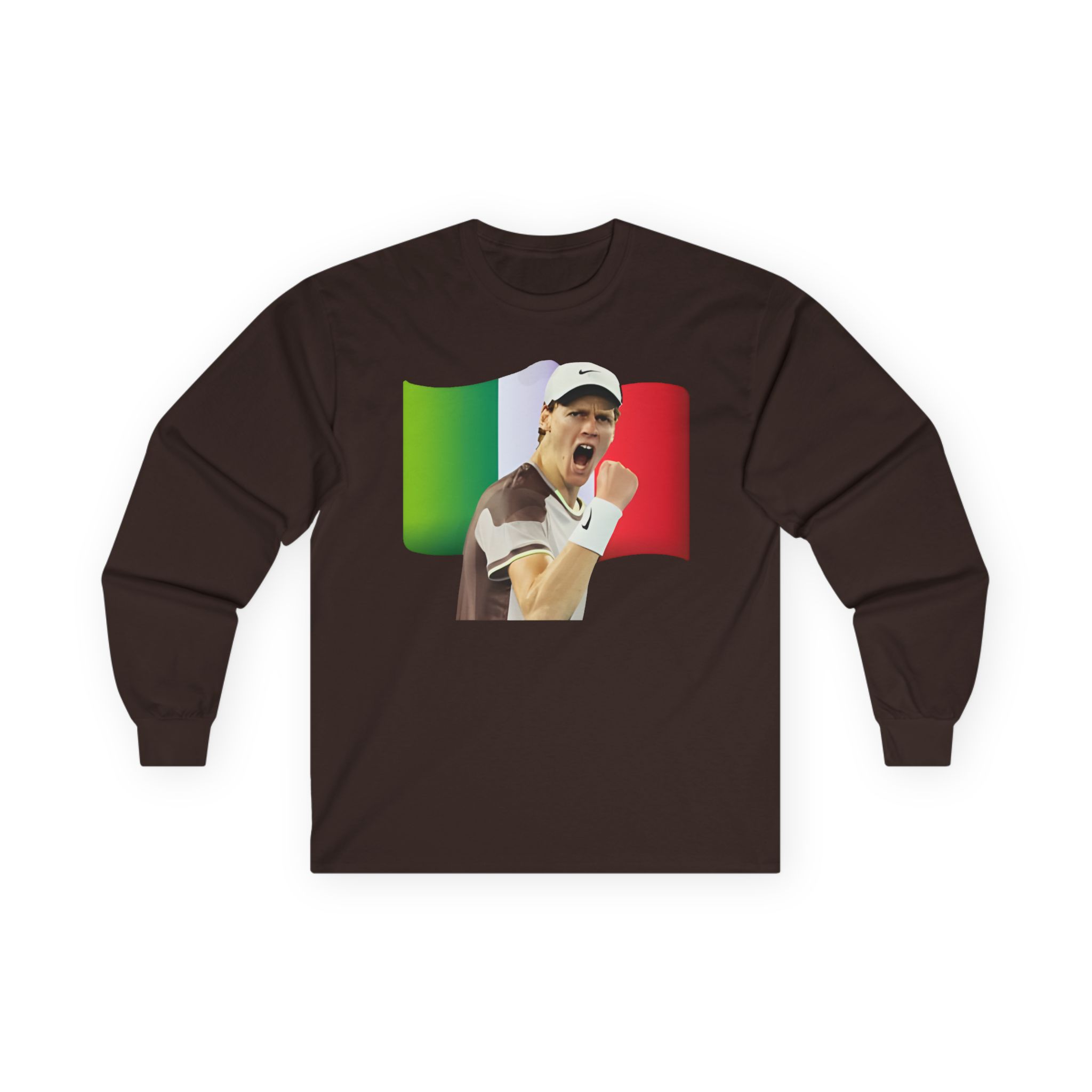 Jannik Sinner Italian Tennis Star Fan Unisex Ultra Cotton Long Sleeve Tee