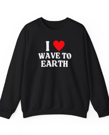 I Love Wave to Earth Unisex Heavy Blend™ Crewneck Sweatshirt