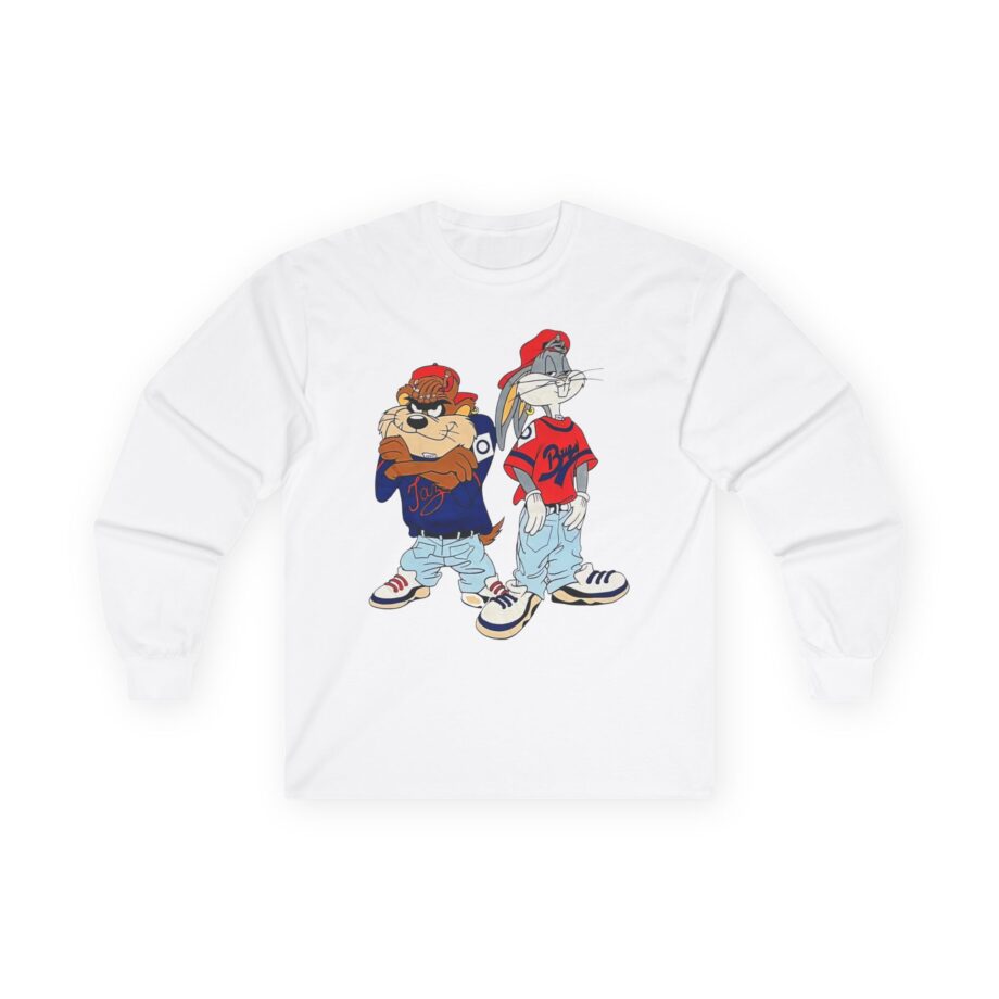 Vintage 90s Looney Tunes Bugs Taz Kris’s Kross Unisex Ultra Cotton Long Sleeve Tee