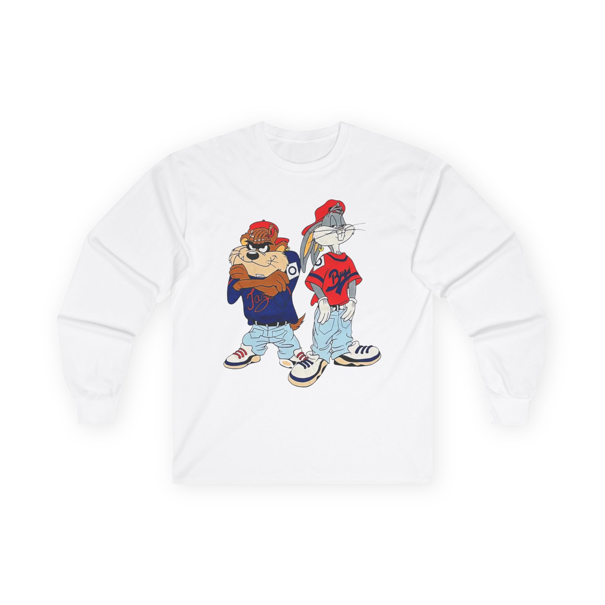 Vintage 90s Looney Tunes Bugs Taz Kris’s Kross Unisex Ultra Cotton Long Sleeve Tee