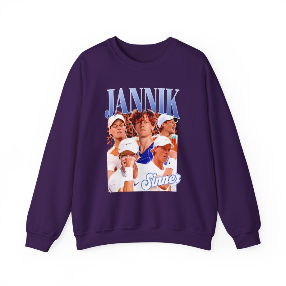 Jannik Sinner Retro Art Unisex Heavy Blend™ Crewneck Sweatshirt