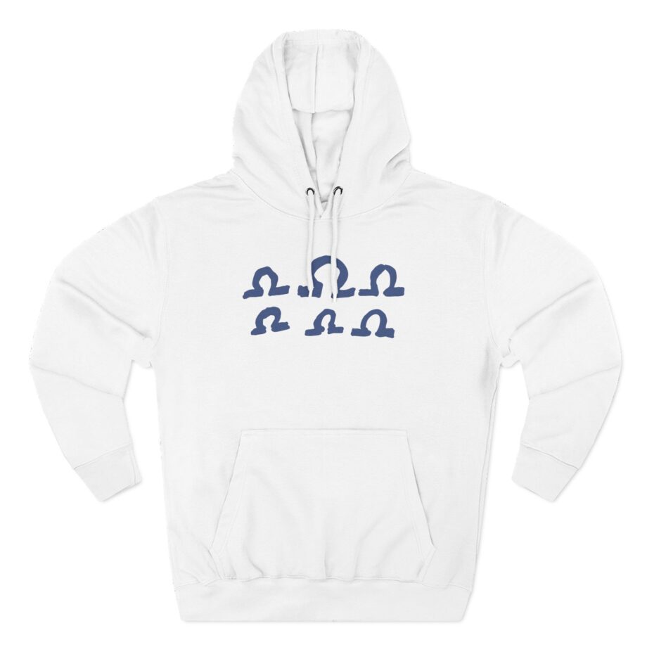 Rosalia Omega Cropped Three-Panel Fleece Hoodie