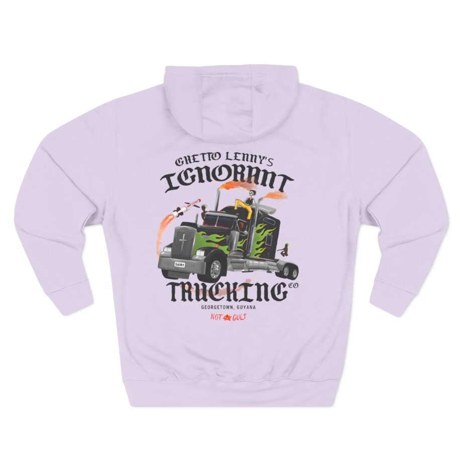 Saint Jhn Ghetto Lenny's Trucking Co. Three-Panel Fleece Hoodie
