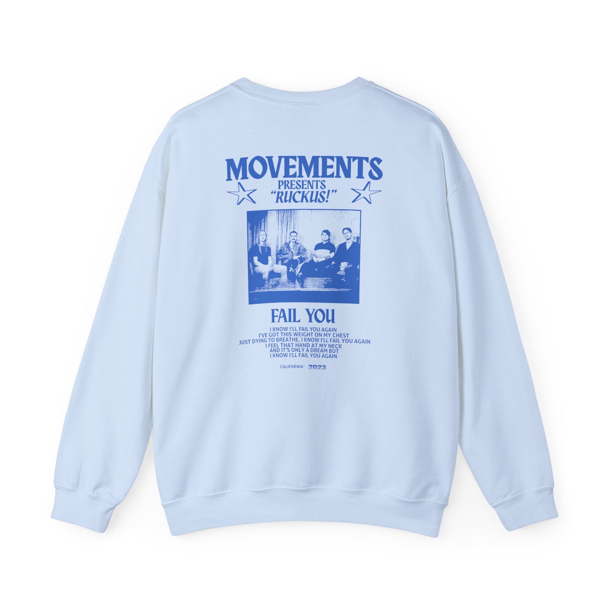 Movements Fail You Photo Unisex Heavy Blendâ„¢ Crewneck Sweatshirt