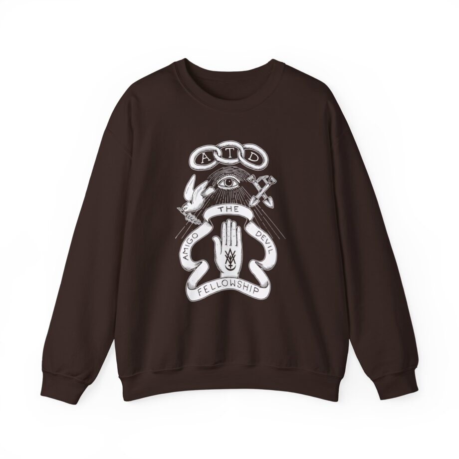 Amigo the Devil  Fellowship Unisex Heavy Blend™ Crewneck Sweatshirt