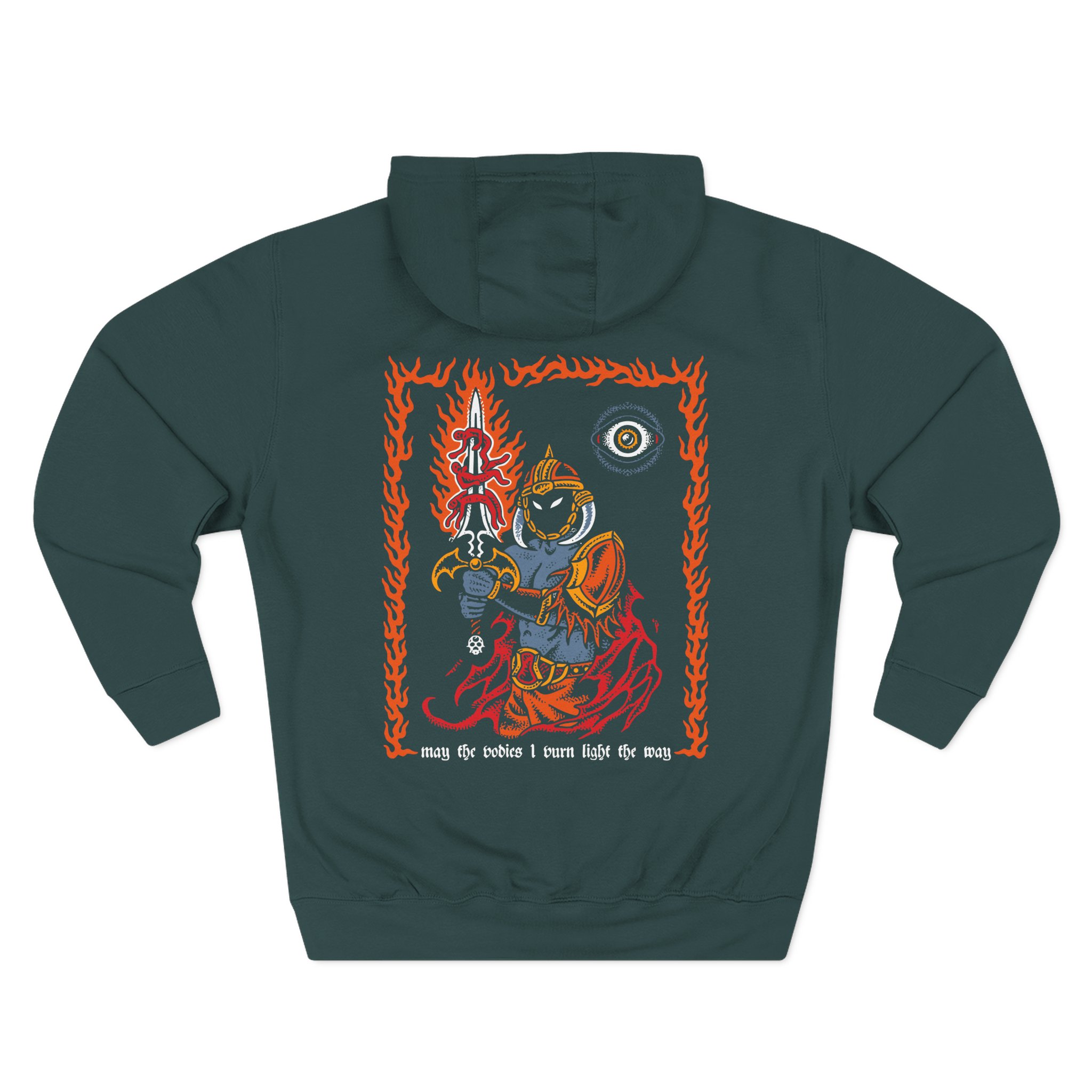 The Acacia Strain may the vodies 1 vurn light the way Three-Panel Fleece Hoodie
