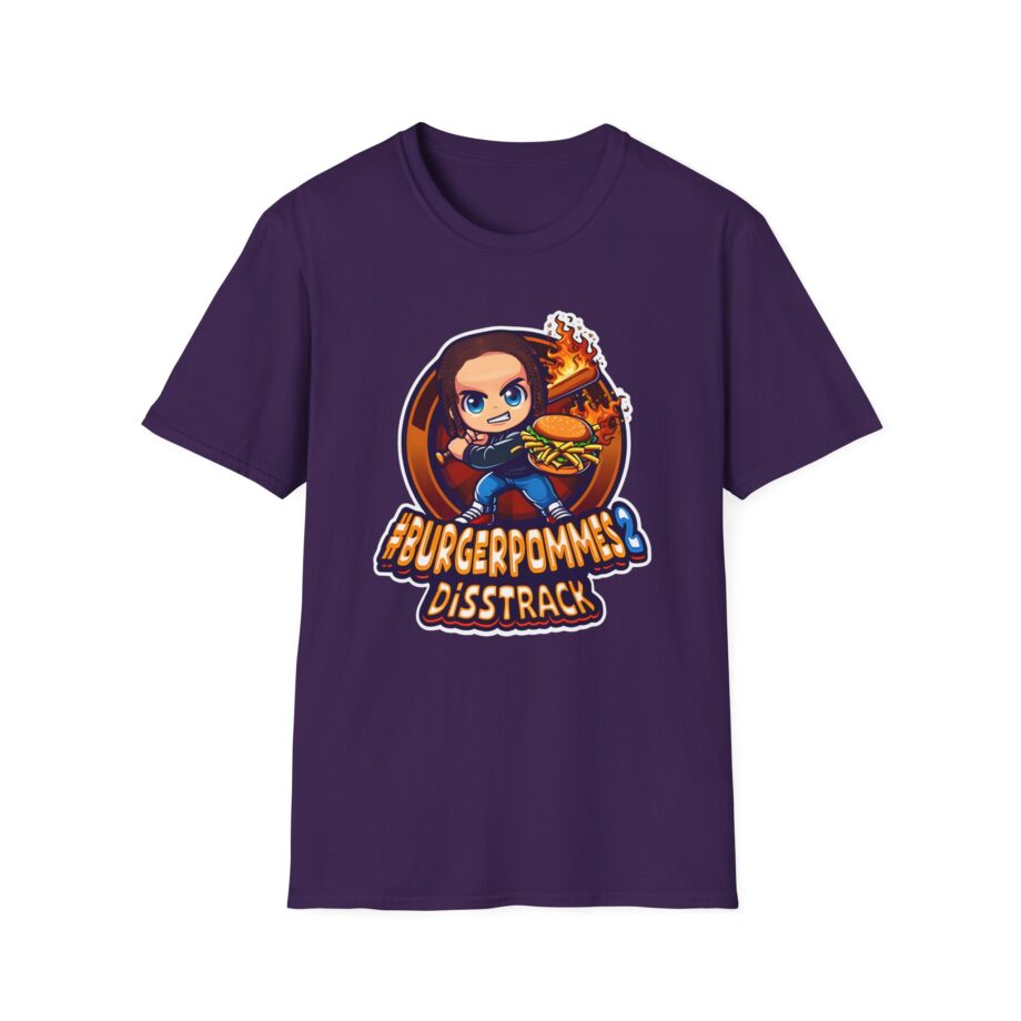 Burger Pommes Unisex Softstyle T-Shirt