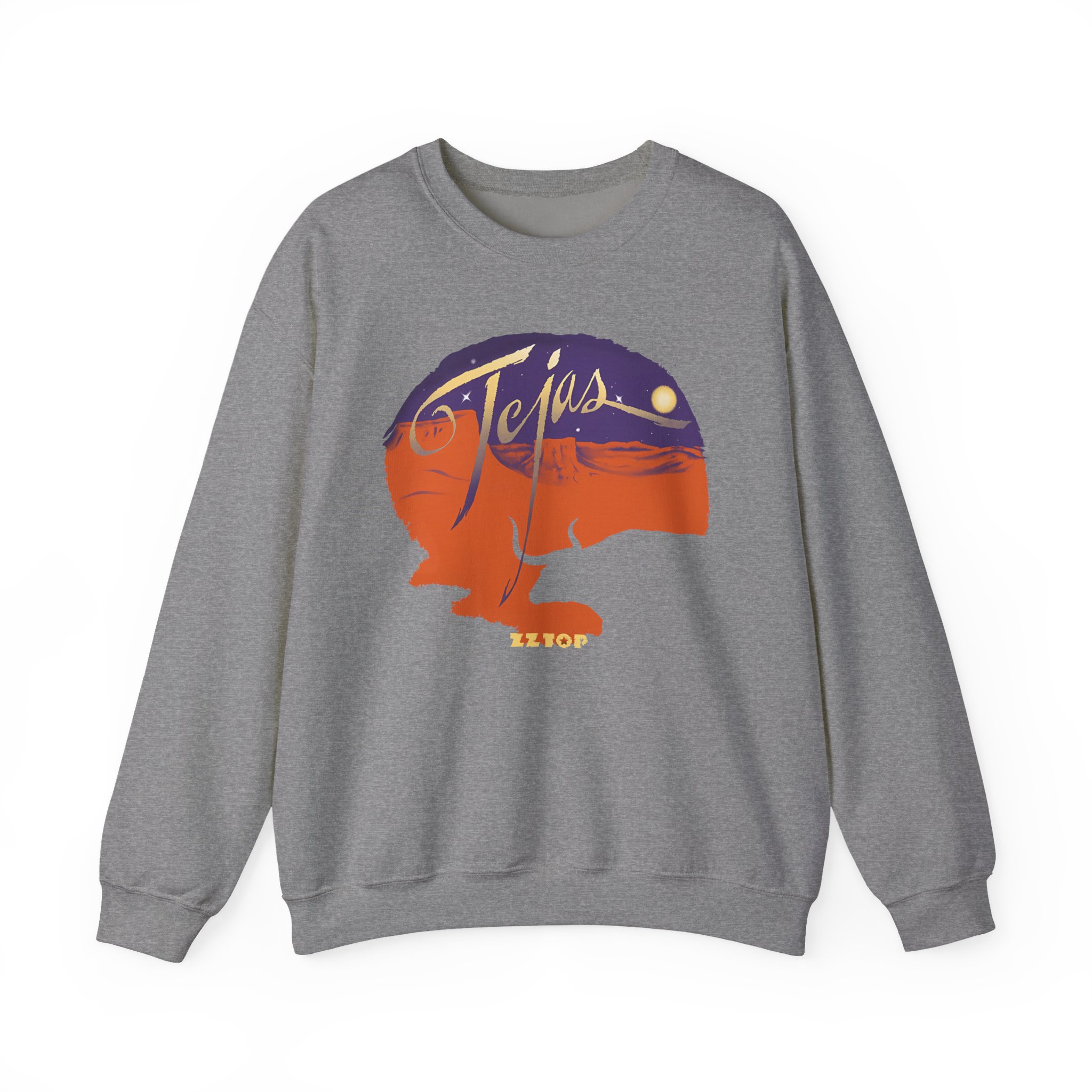 Zz Top Tejas  Unisex Heavy Blendâ„¢ Crewneck Sweatshirt
