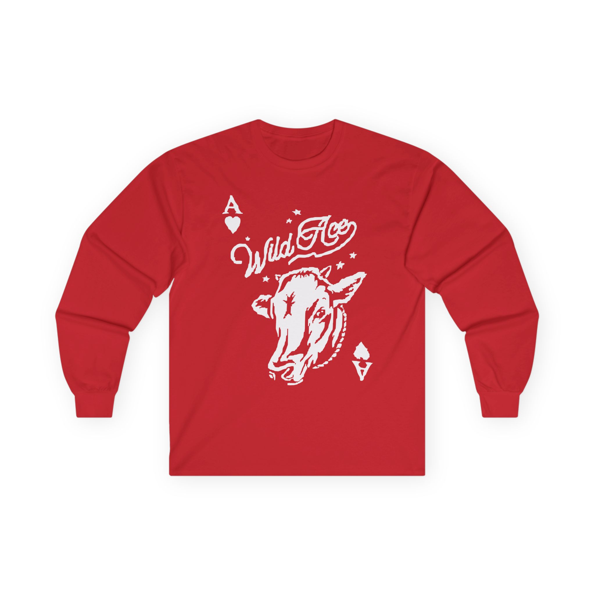 Kallmekris Wild Ace Knit Unisex Ultra Cotton Long Sleeve Tee