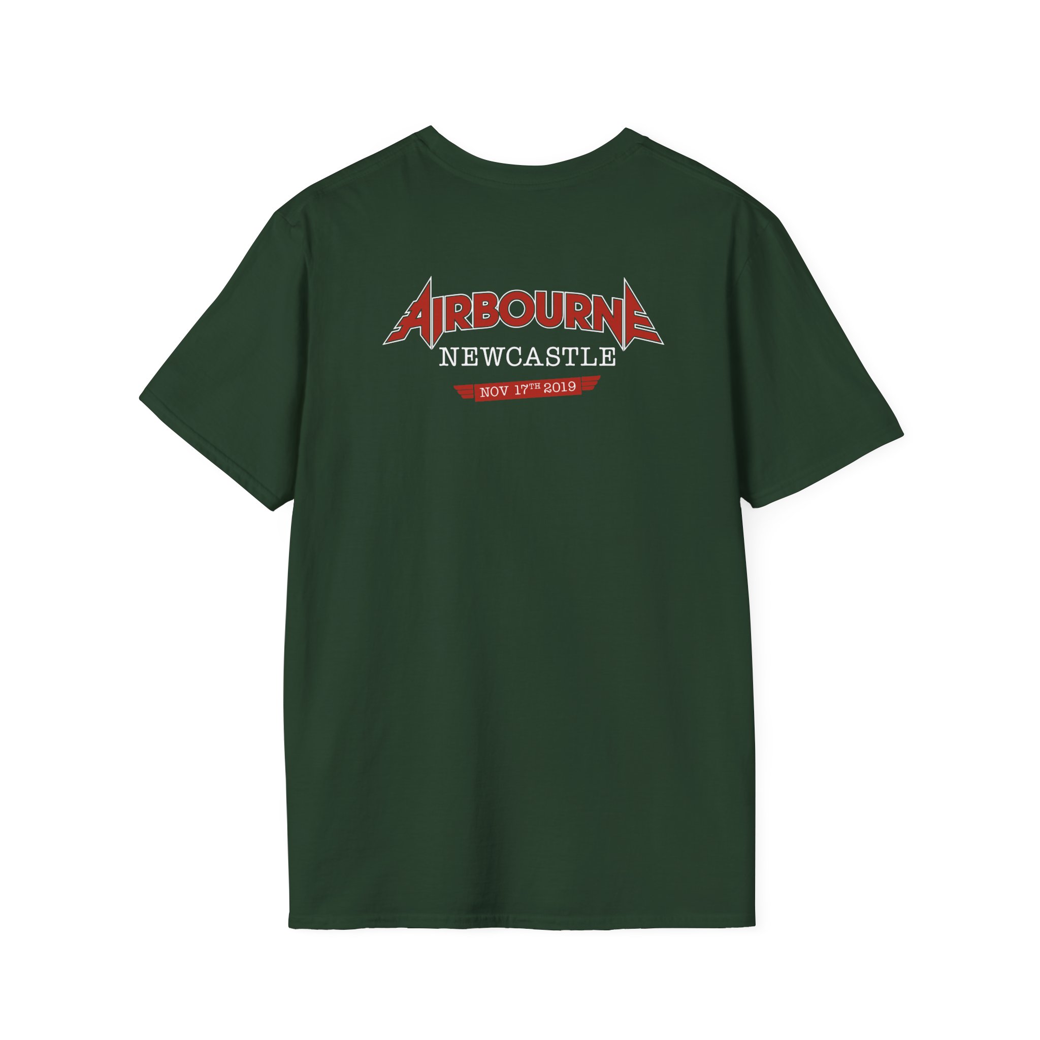 Airbourne Newcastle Event Unisex Softstyle T-Shirt