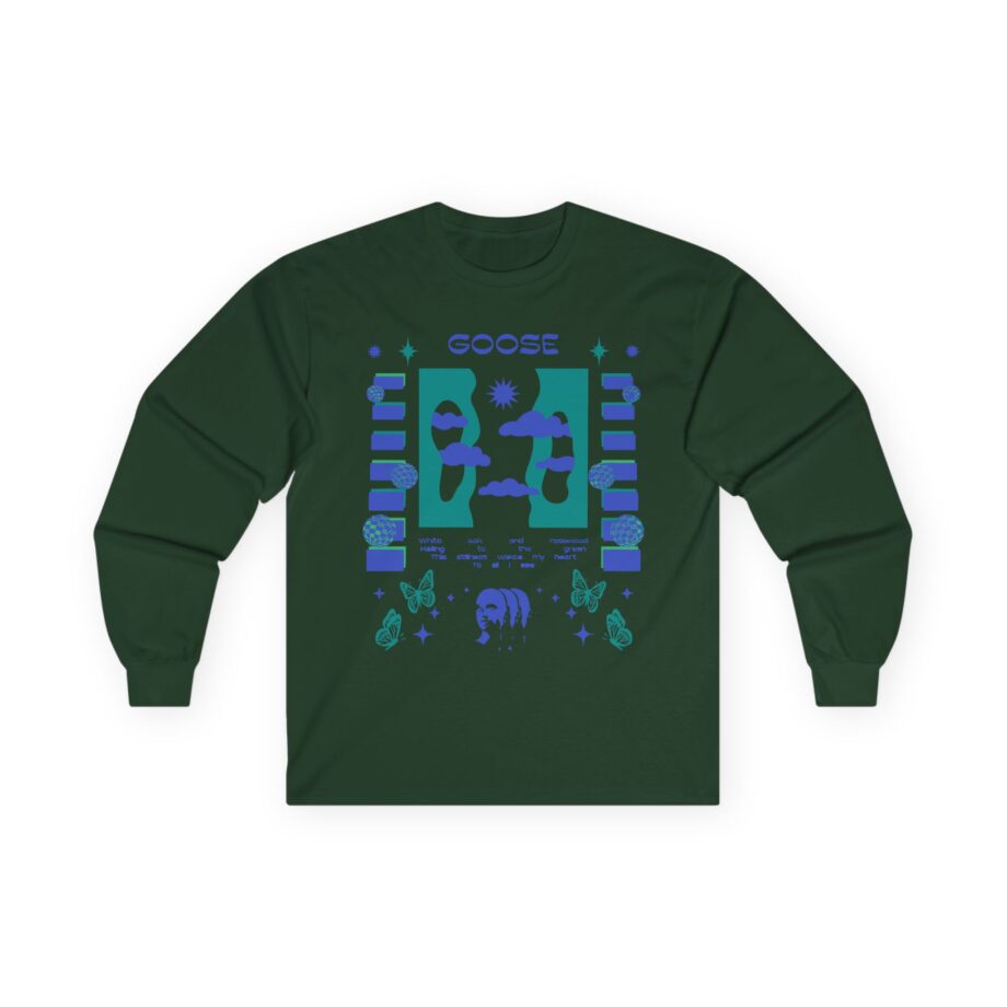 Goose Rosewood Unisex Ultra Cotton Long Sleeve Tee