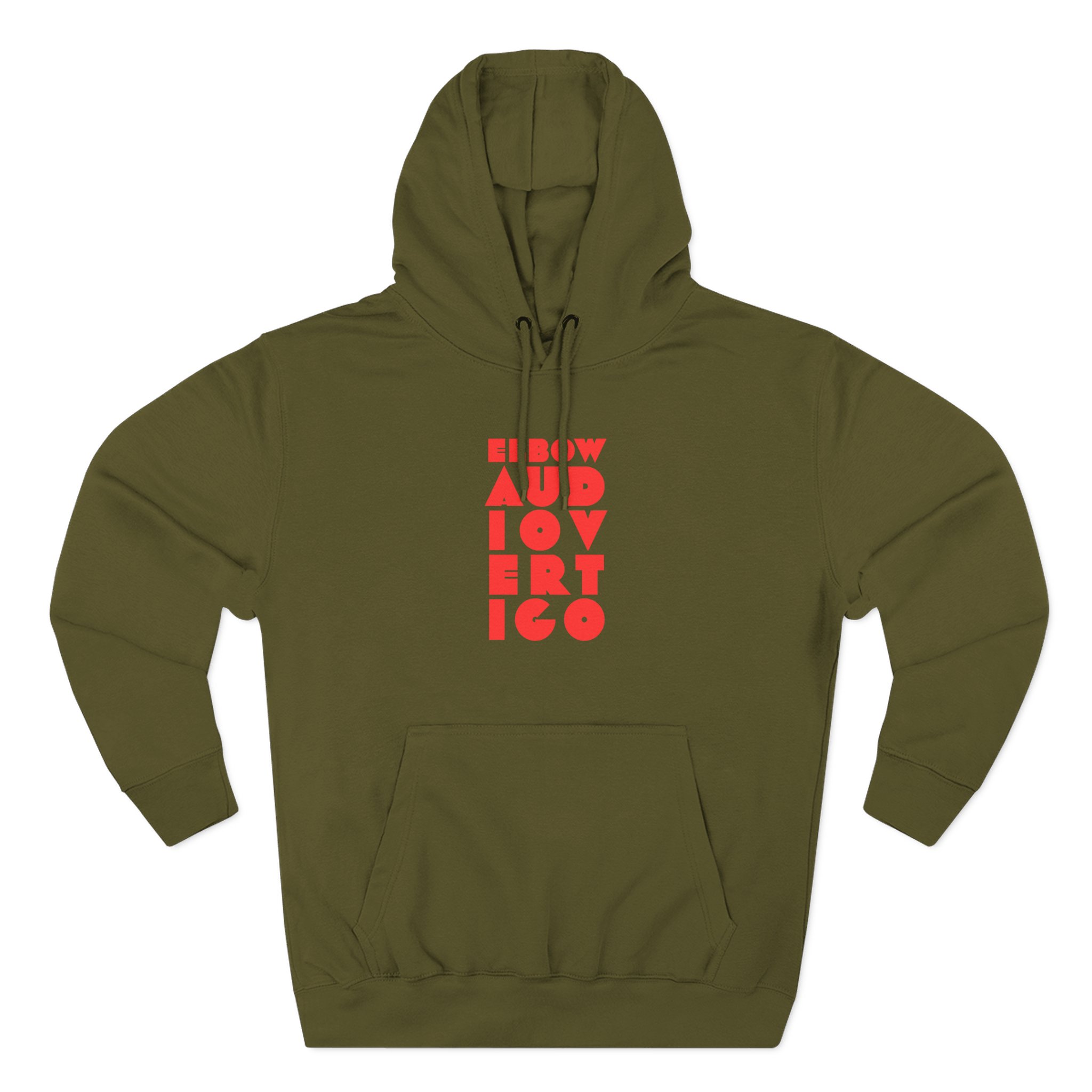 Elbow Audio Vertigo Stacked Logo Three-Panel Fleece Hoodie