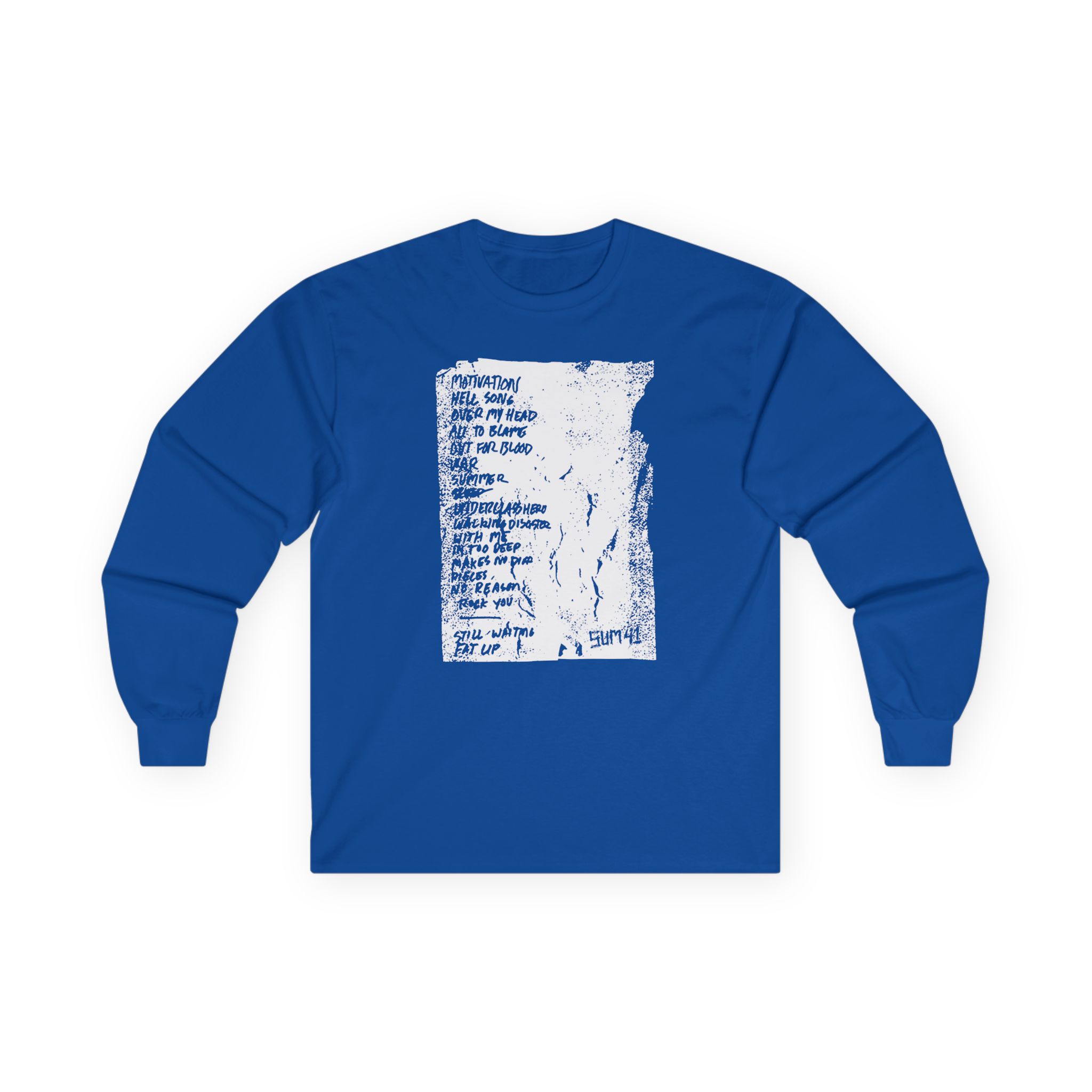 Sum 41 Setlist Unisex Ultra Cotton Long Sleeve Tee