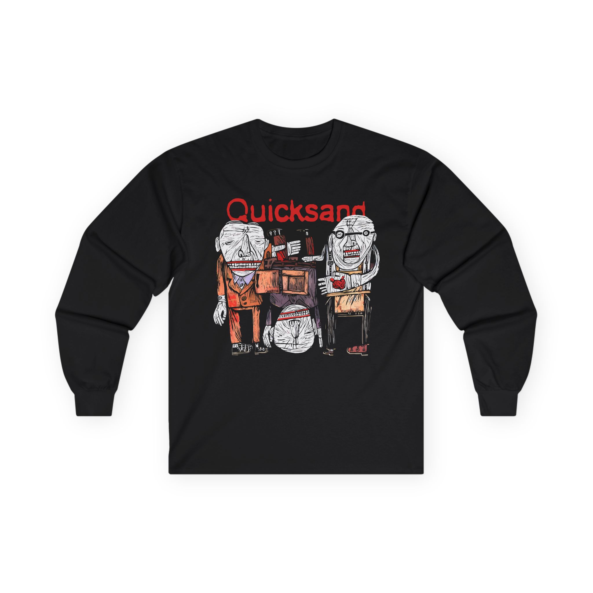 Quicksand Manic Compression Unisex Ultra Cotton Long Sleeve Tee