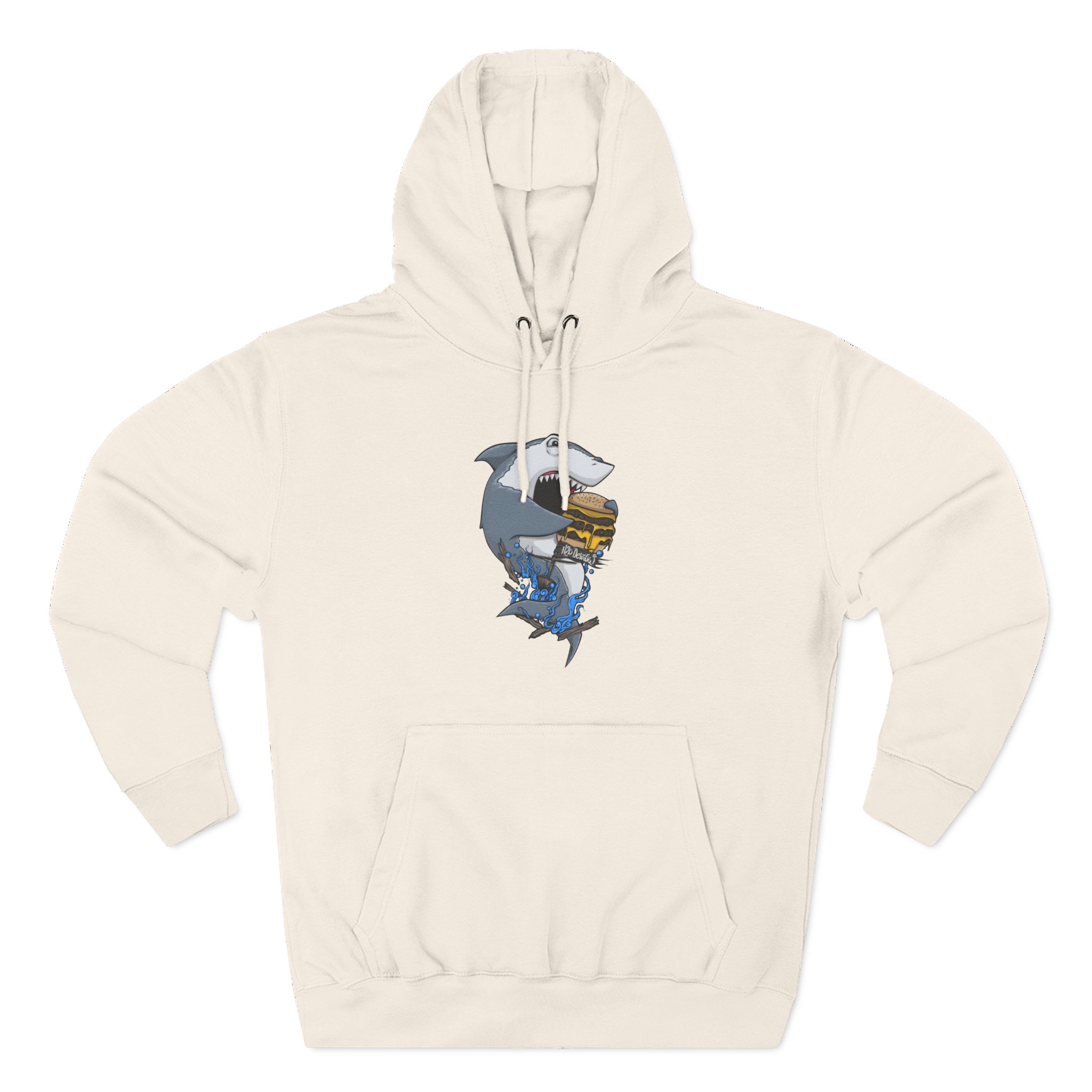 H2odelirious Hungry Shark Three-Panel Fleece Hoodie
