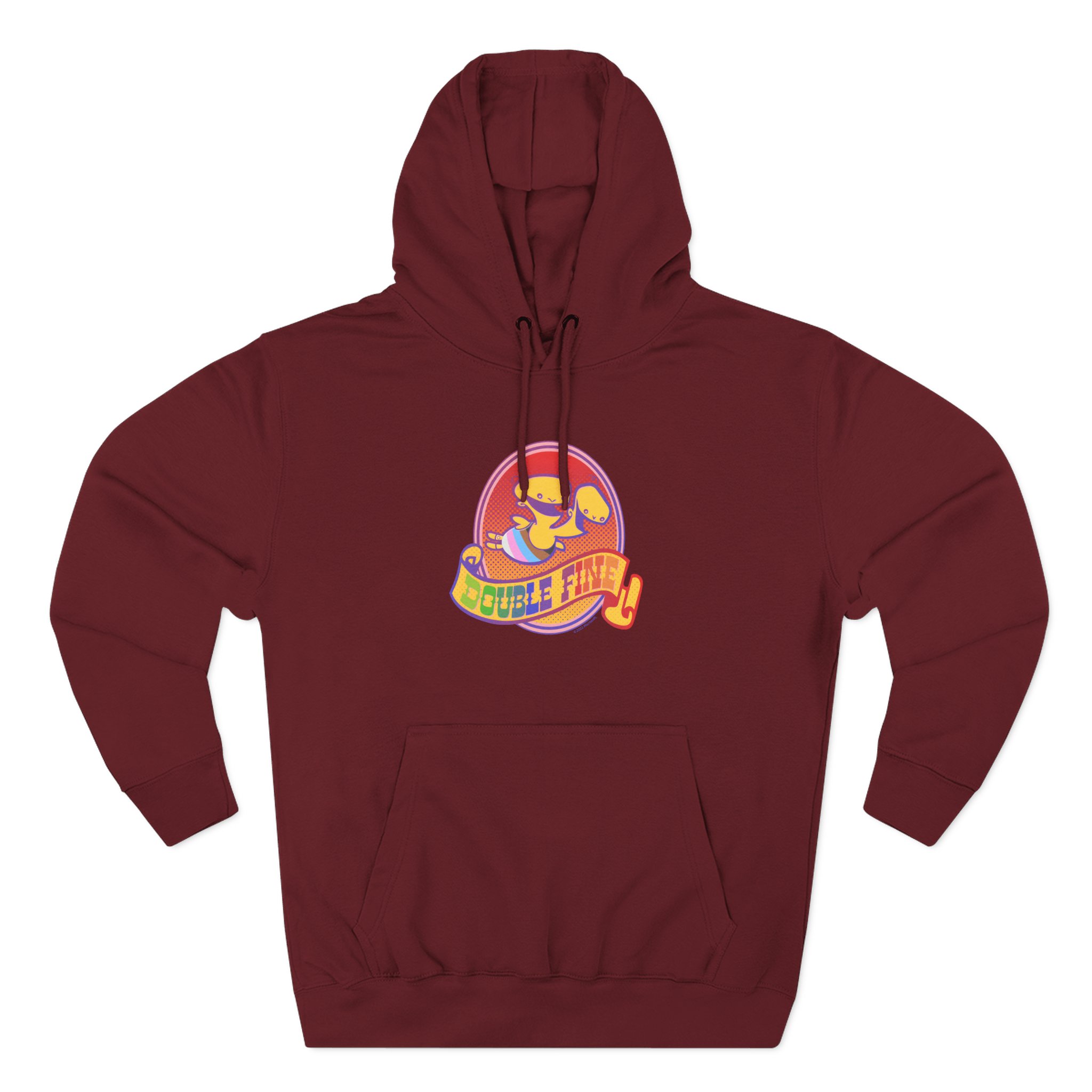 Double Fine Pride Three-Panel Fleece Hoodie