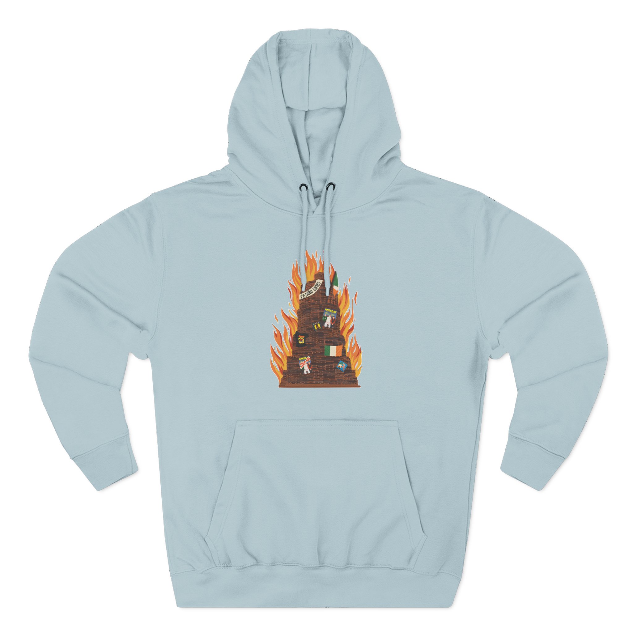 Kneecap Three-Panel Fleece Hoodie