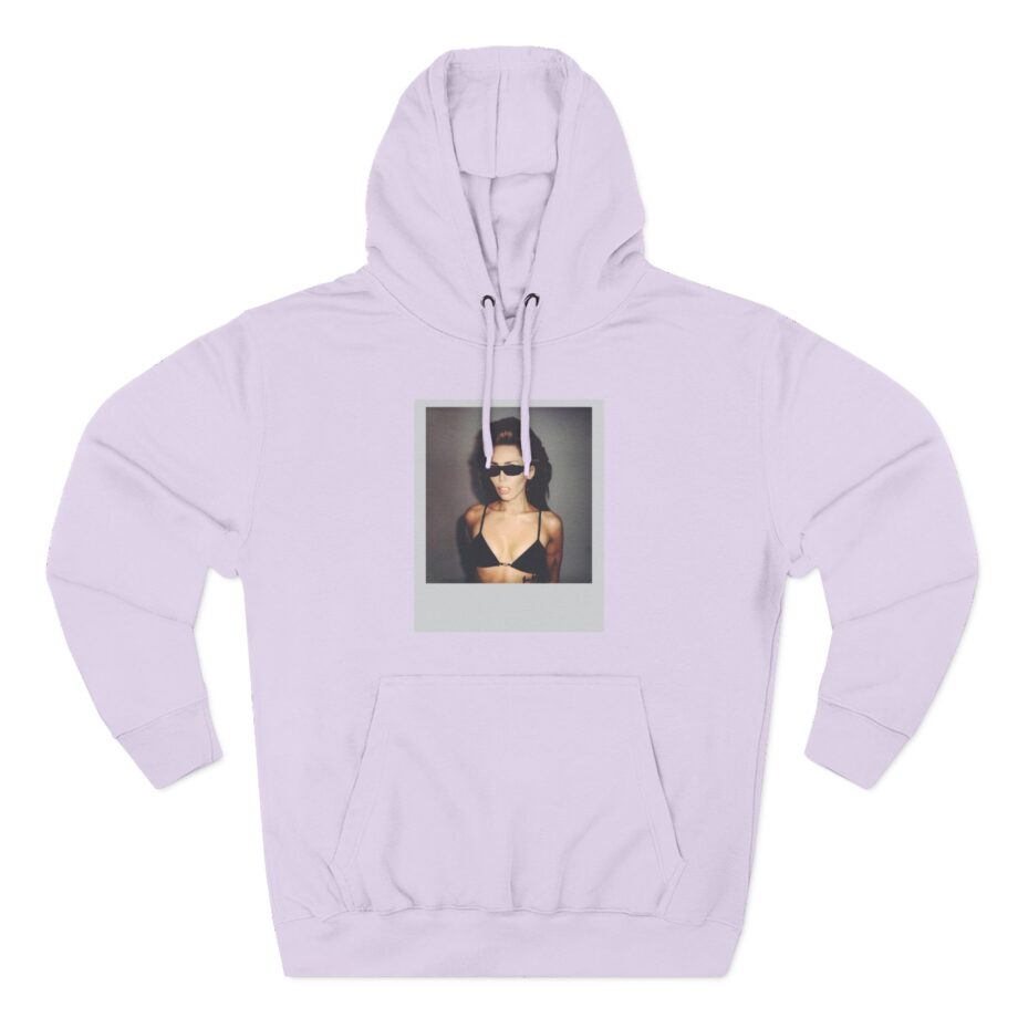 Miley Cyrus Polaroid Photo Three-Panel Fleece Hoodie