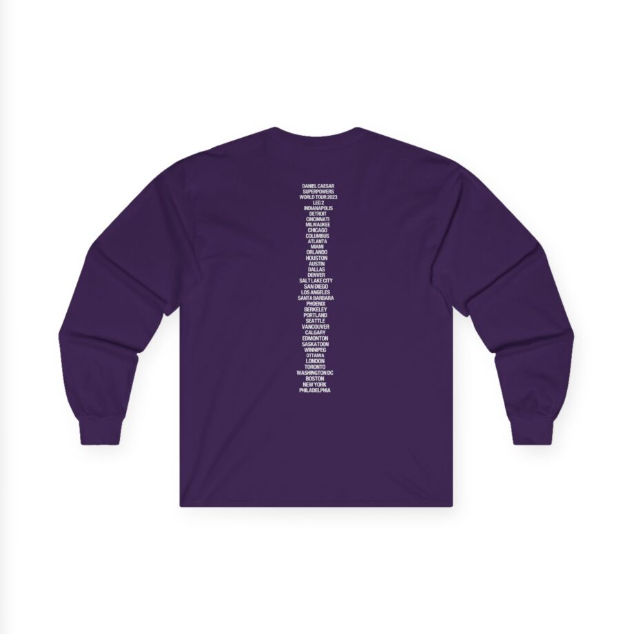 Daniel Caesar Superpowers World Tour Unisex Ultra Cotton Long Sleeve Tee